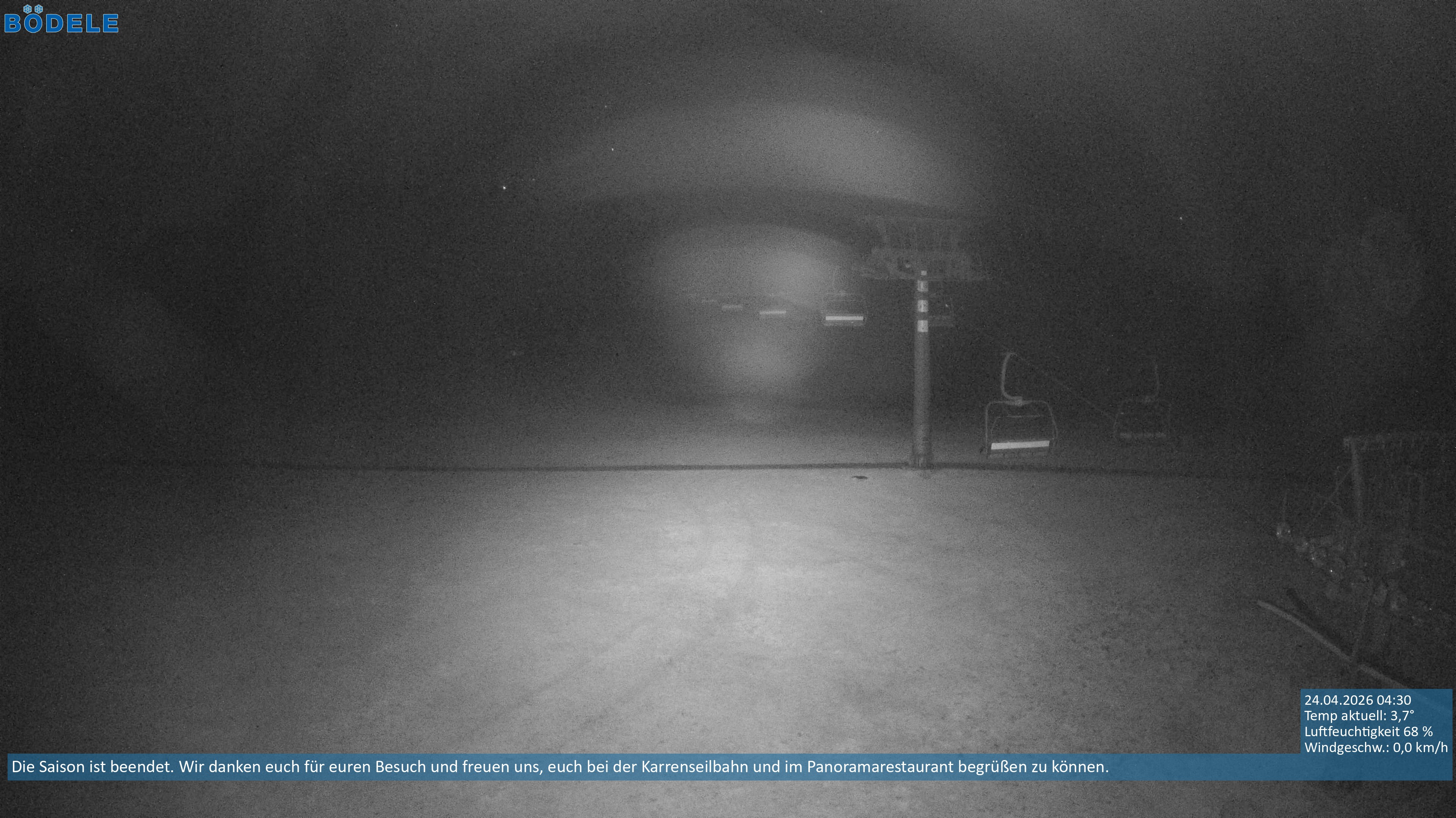 Archiv Foto Webcam Lanklift am Bödele