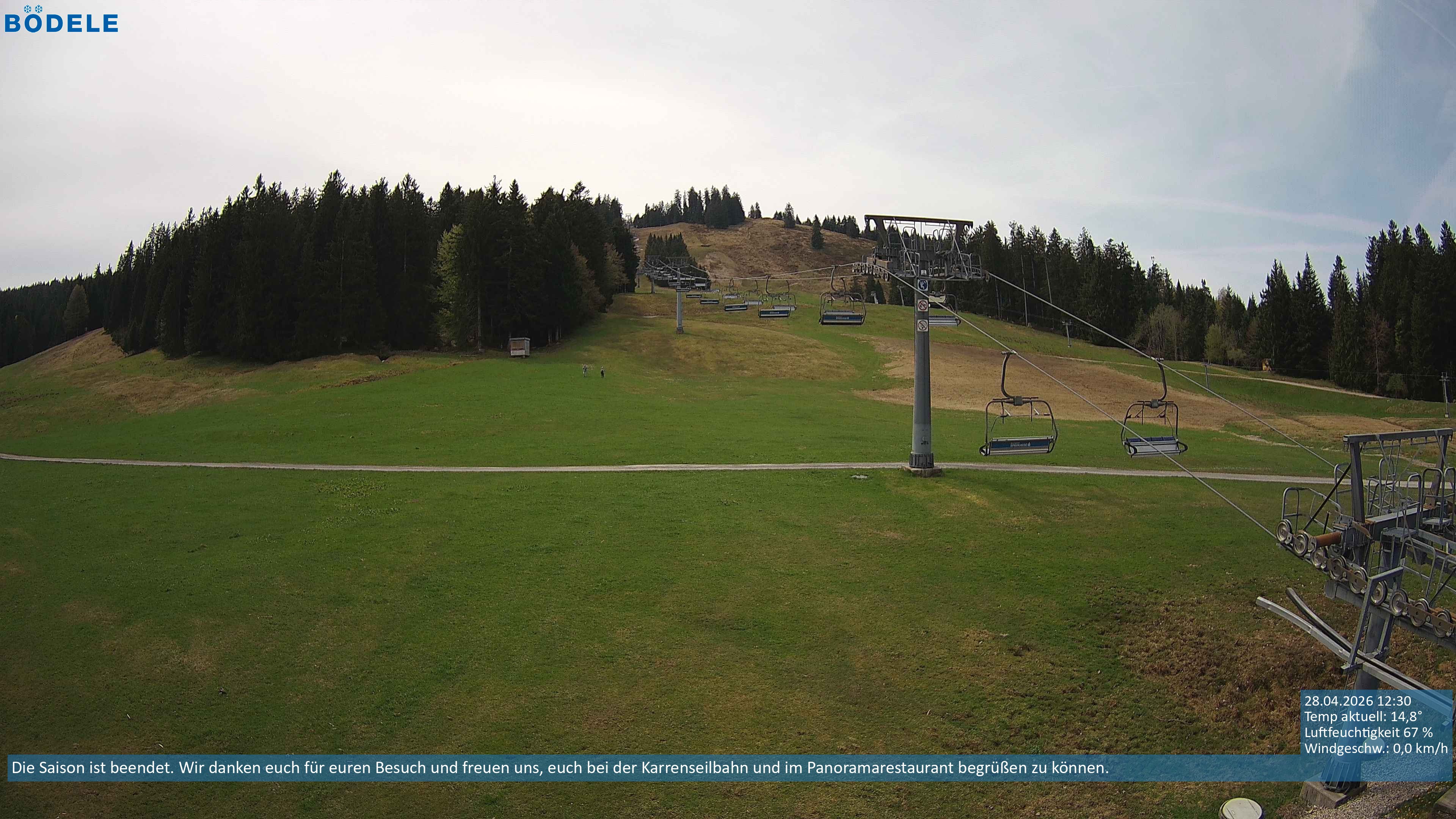 Archiv Foto Webcam Lanklift am Bödele