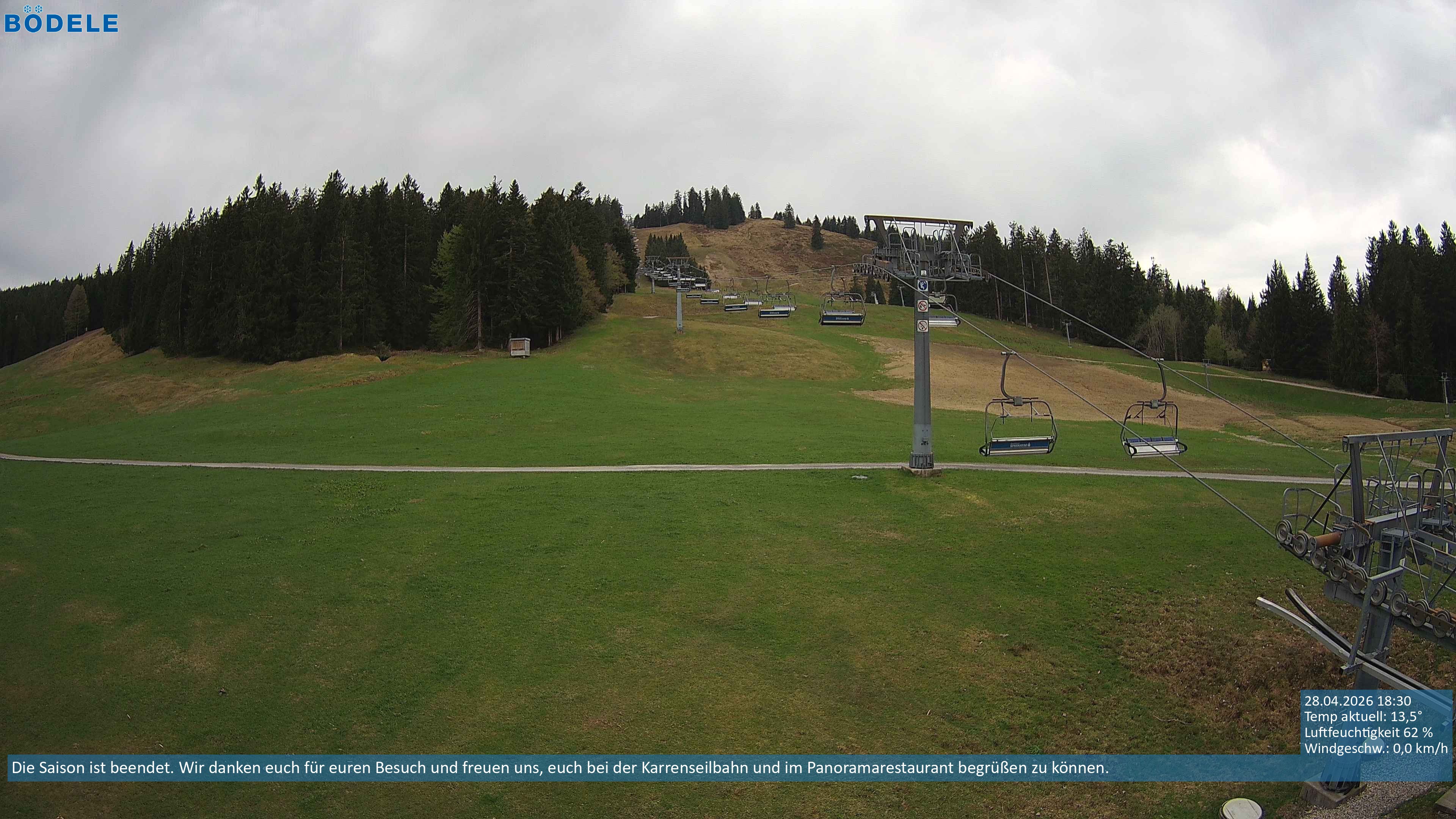 Archiv Foto Webcam Lanklift am Bödele