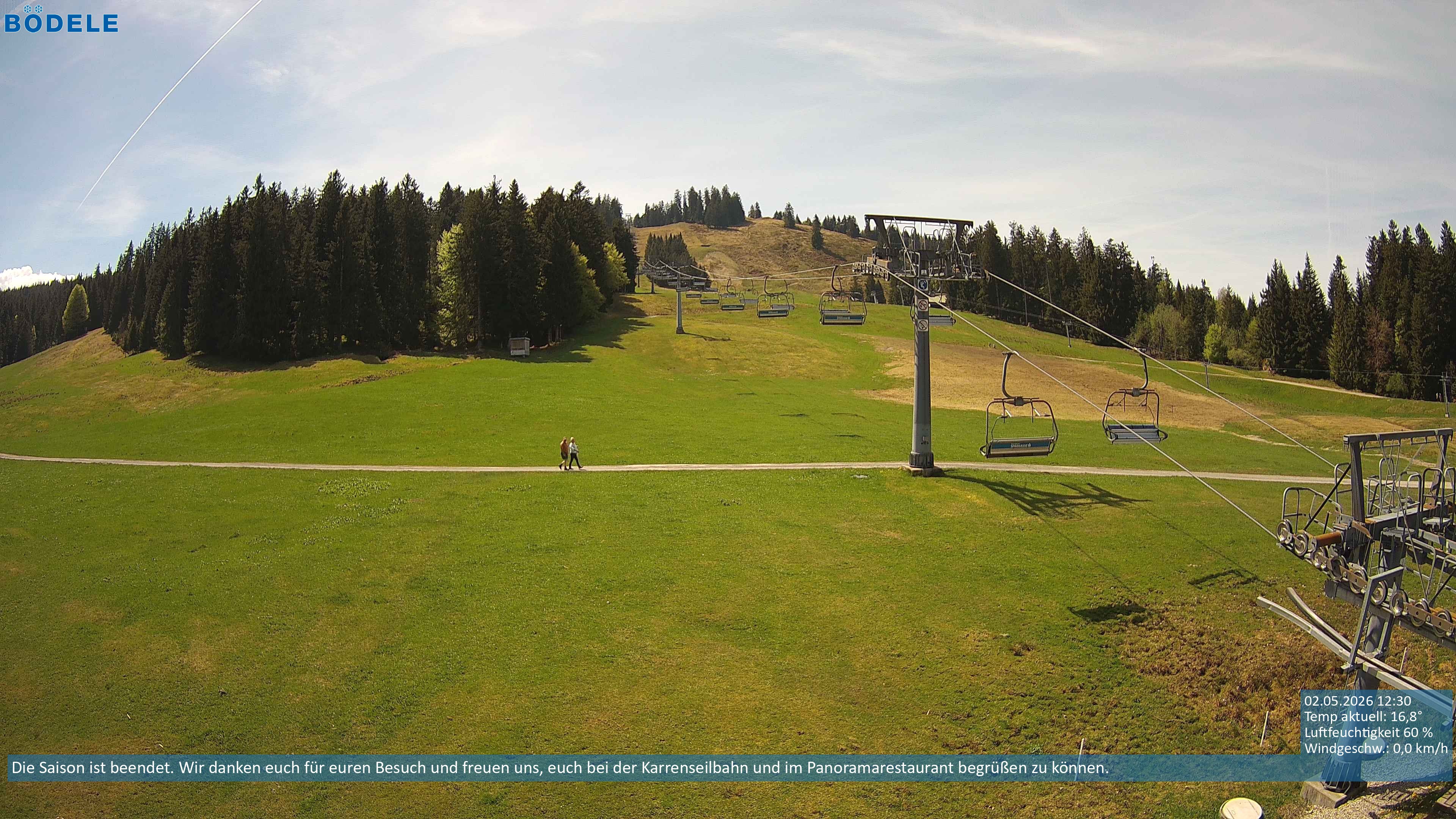 Archived image Webcam Chair lift Lank near Schwarzenberg