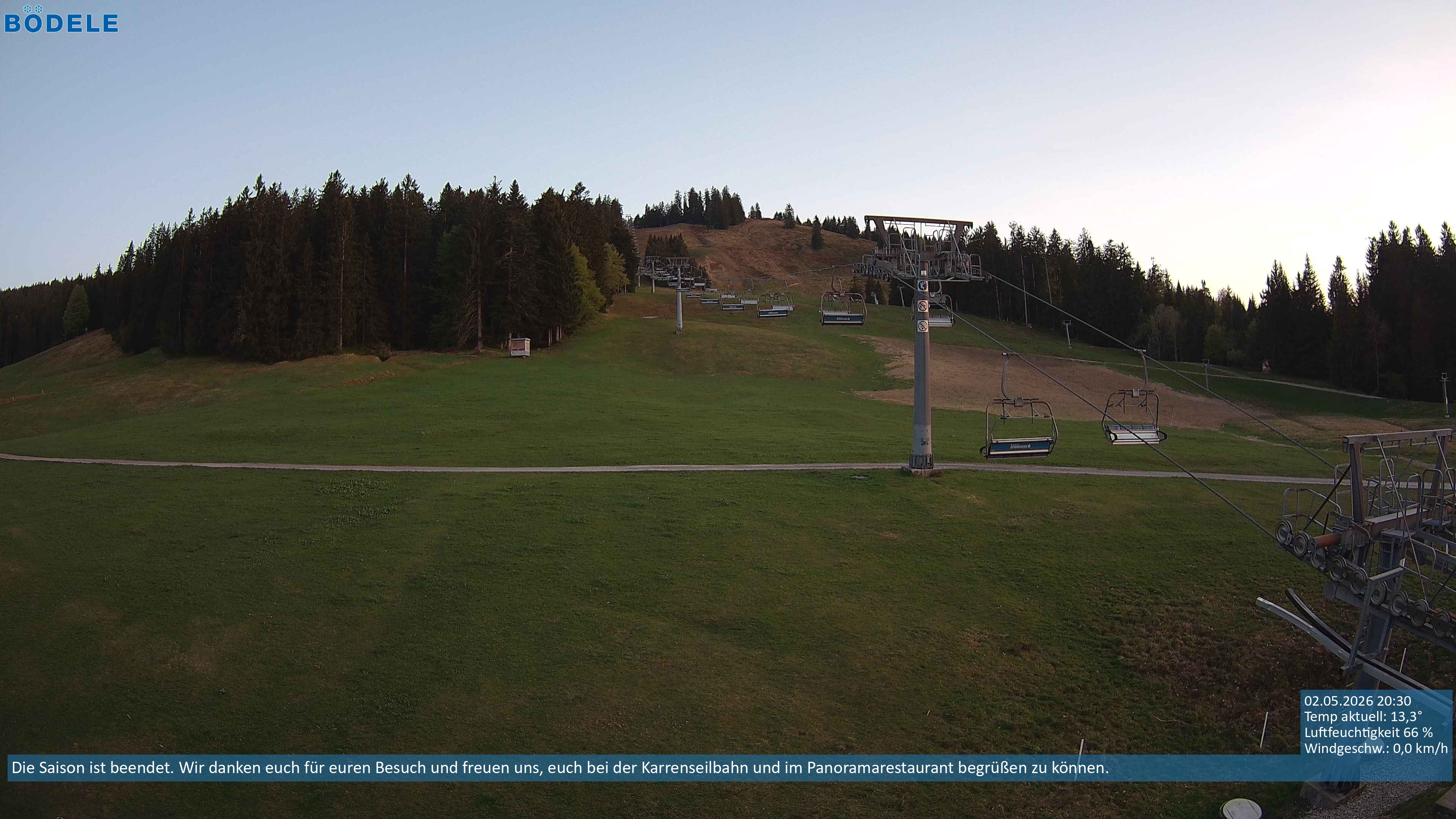 Archived image Webcam Chair lift Lank near Schwarzenberg