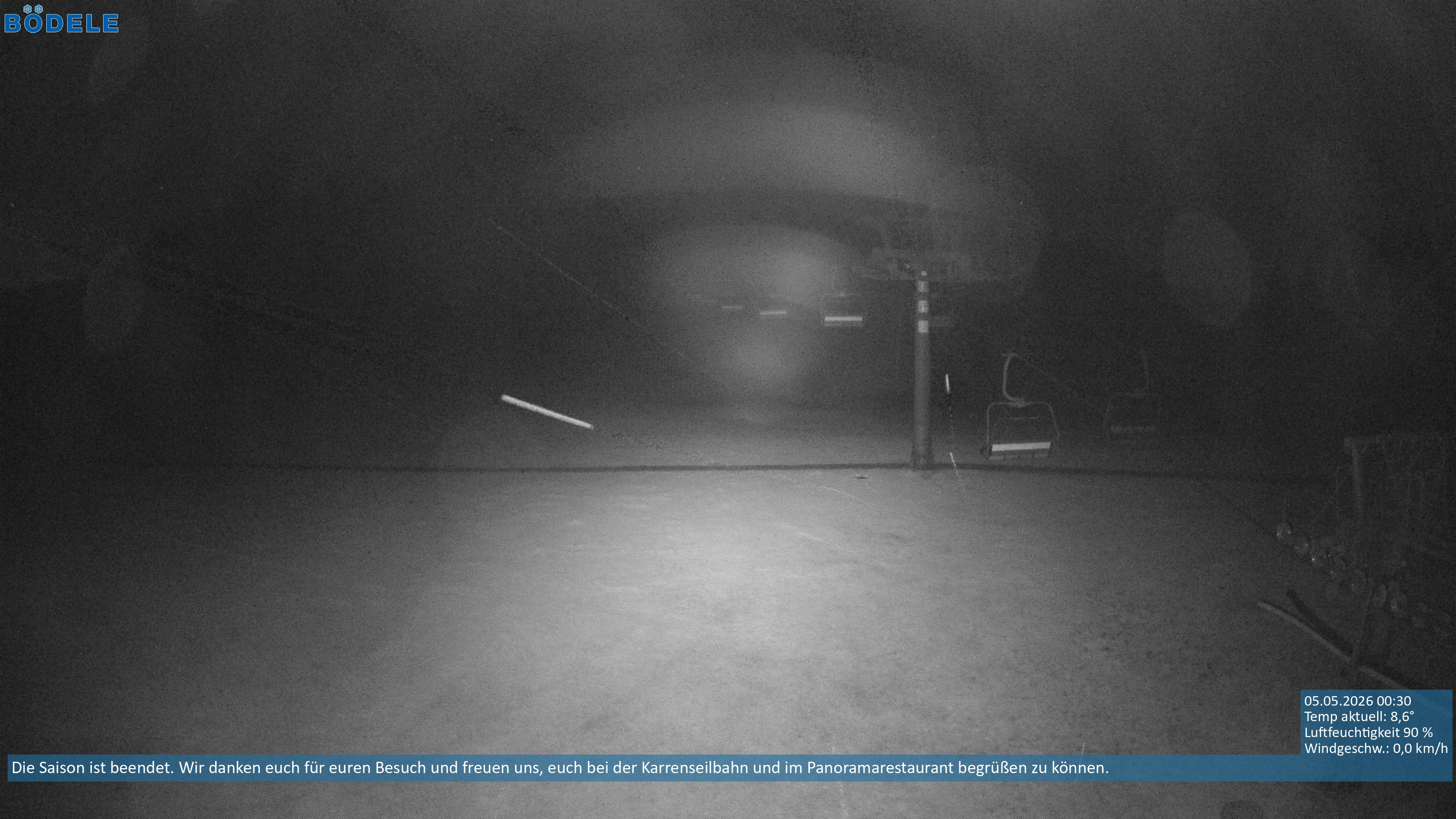 Archiv Foto Webcam Lanklift am Bödele