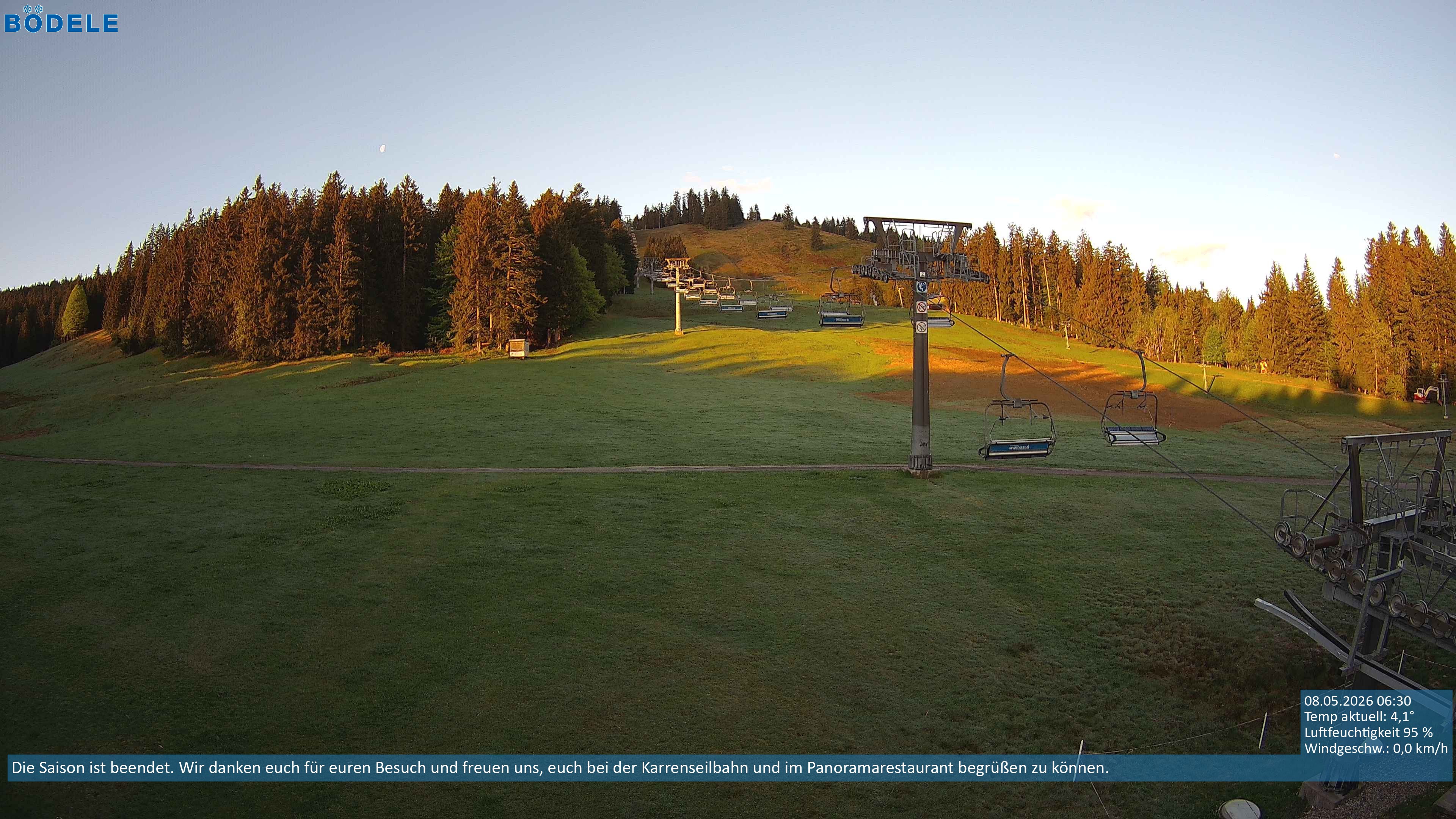 Archiv Foto Webcam Lanklift am Bödele