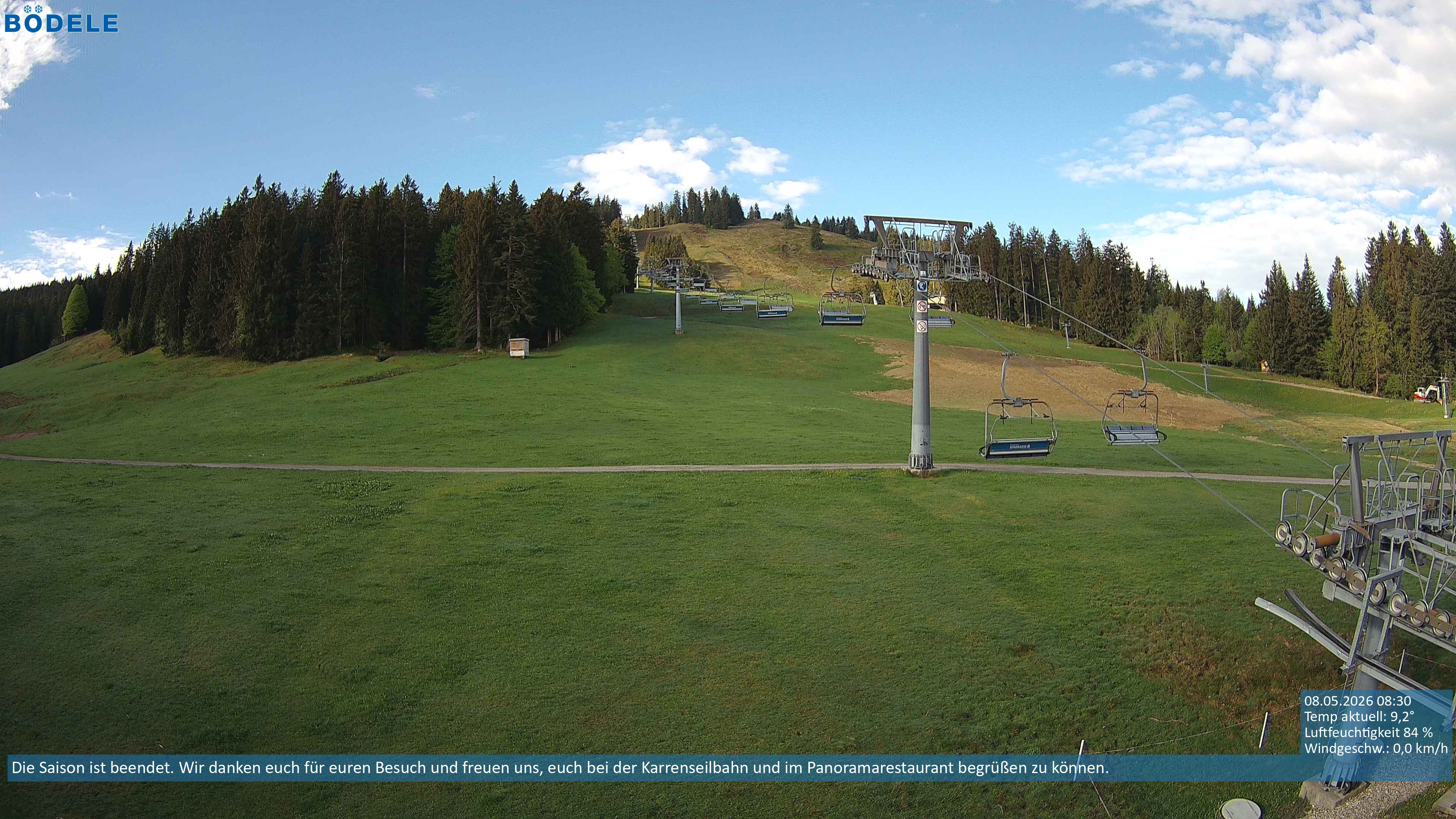 Archiv Foto Webcam Lanklift am Bödele
