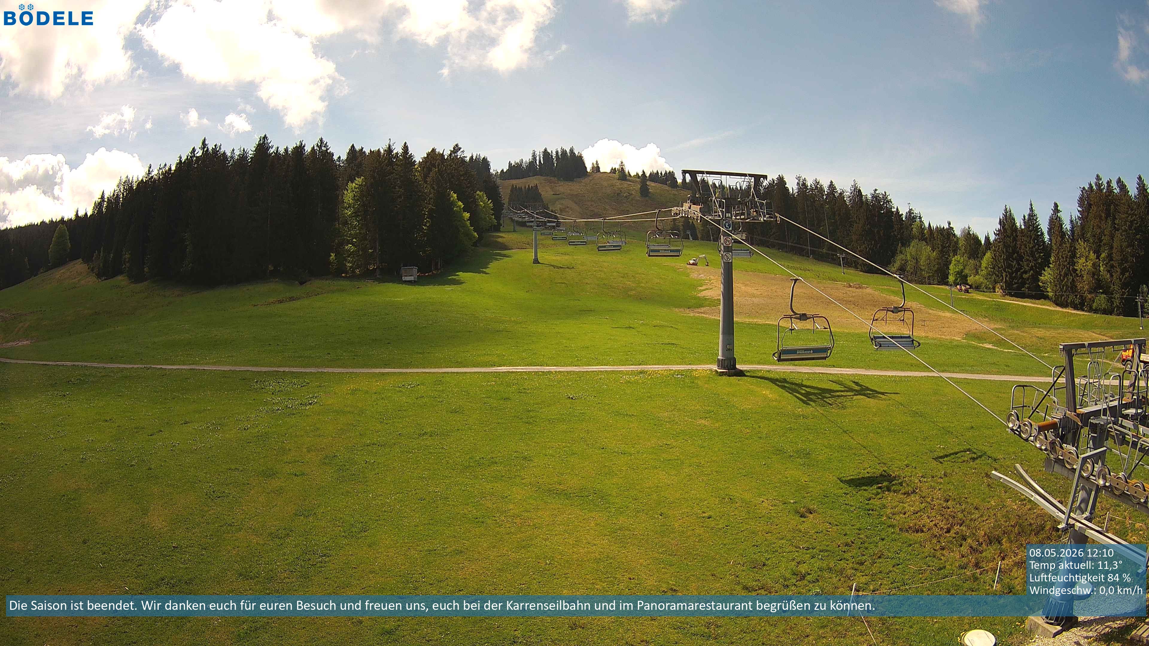 Archiv Foto Webcam Lanklift am Bödele
