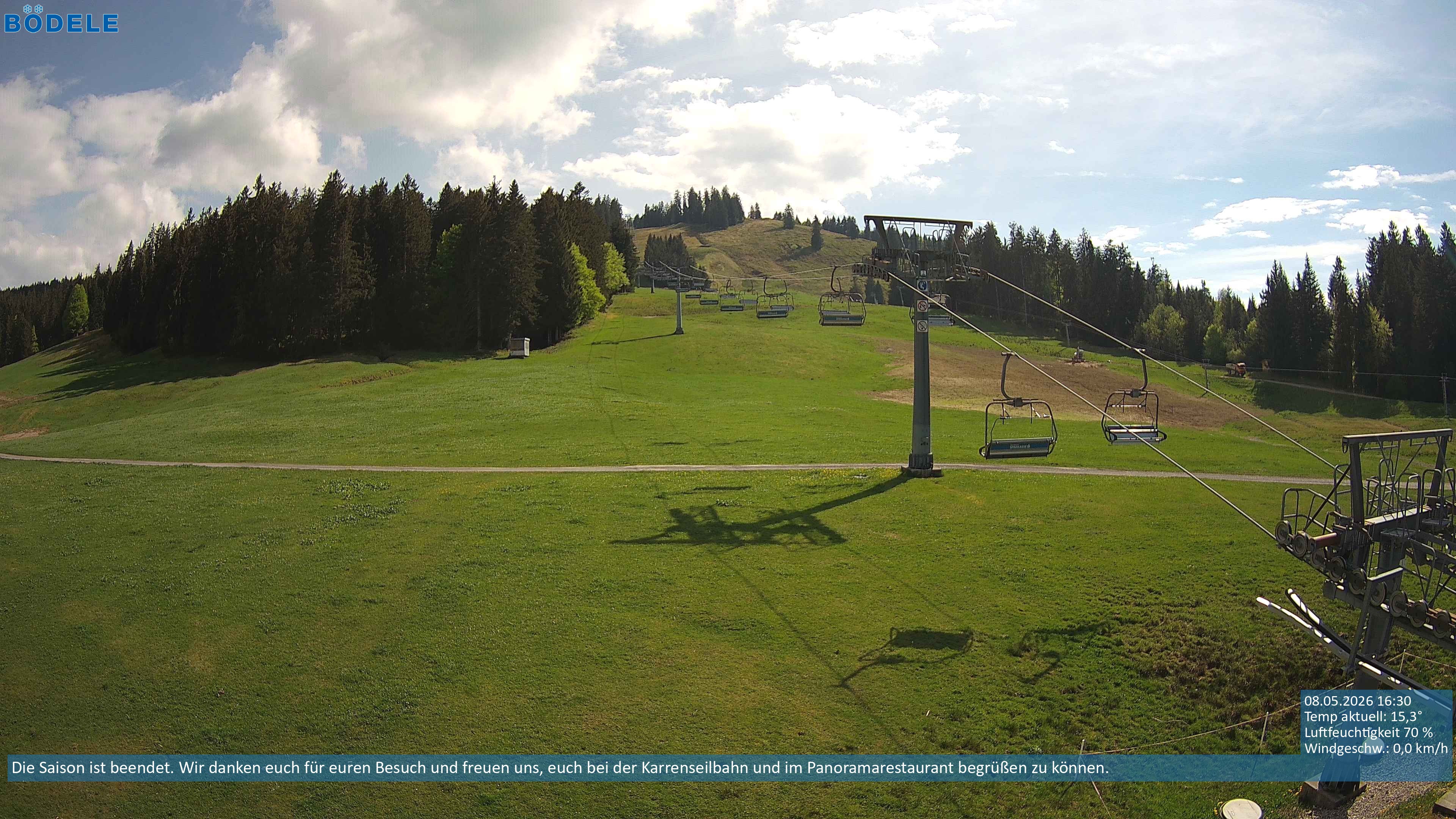 Archiv Foto Webcam Lanklift am Bödele