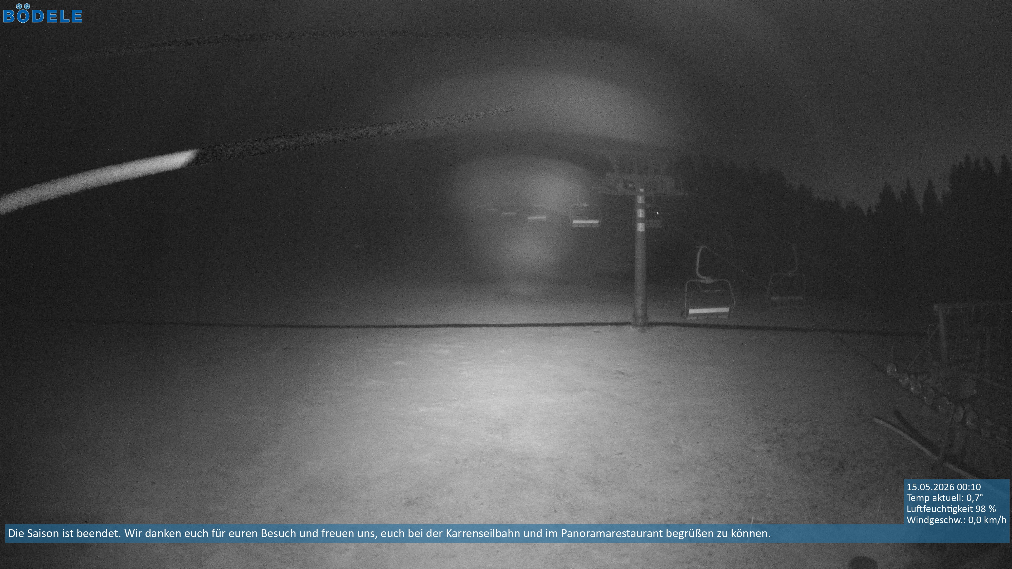 Archiv Foto Webcam Lanklift am Bödele