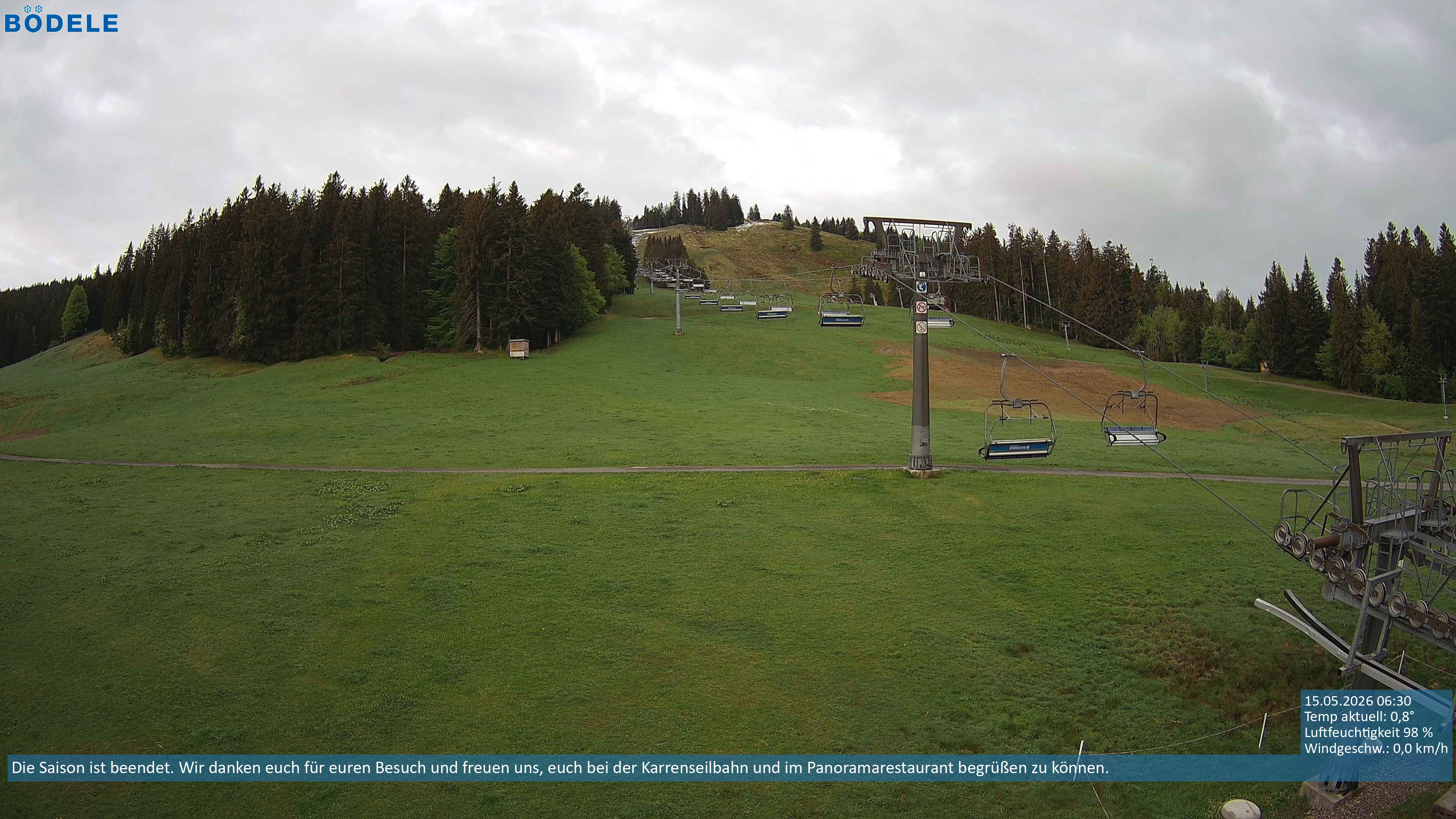 Archiv Foto Webcam Lanklift am Bödele