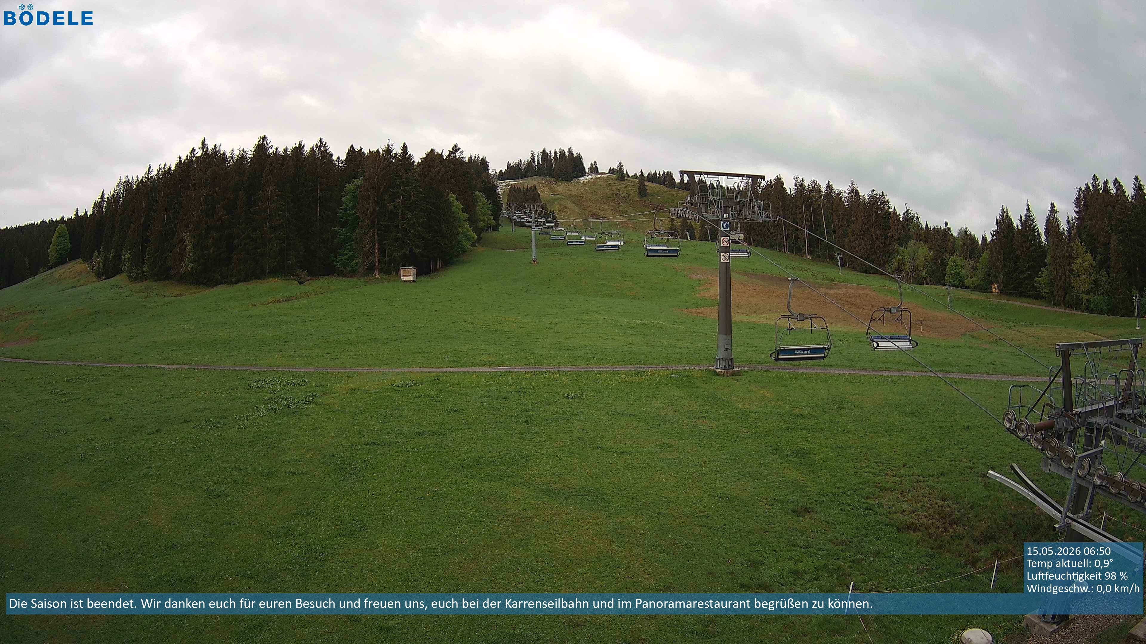 Archiv Foto Webcam Lanklift am Bödele