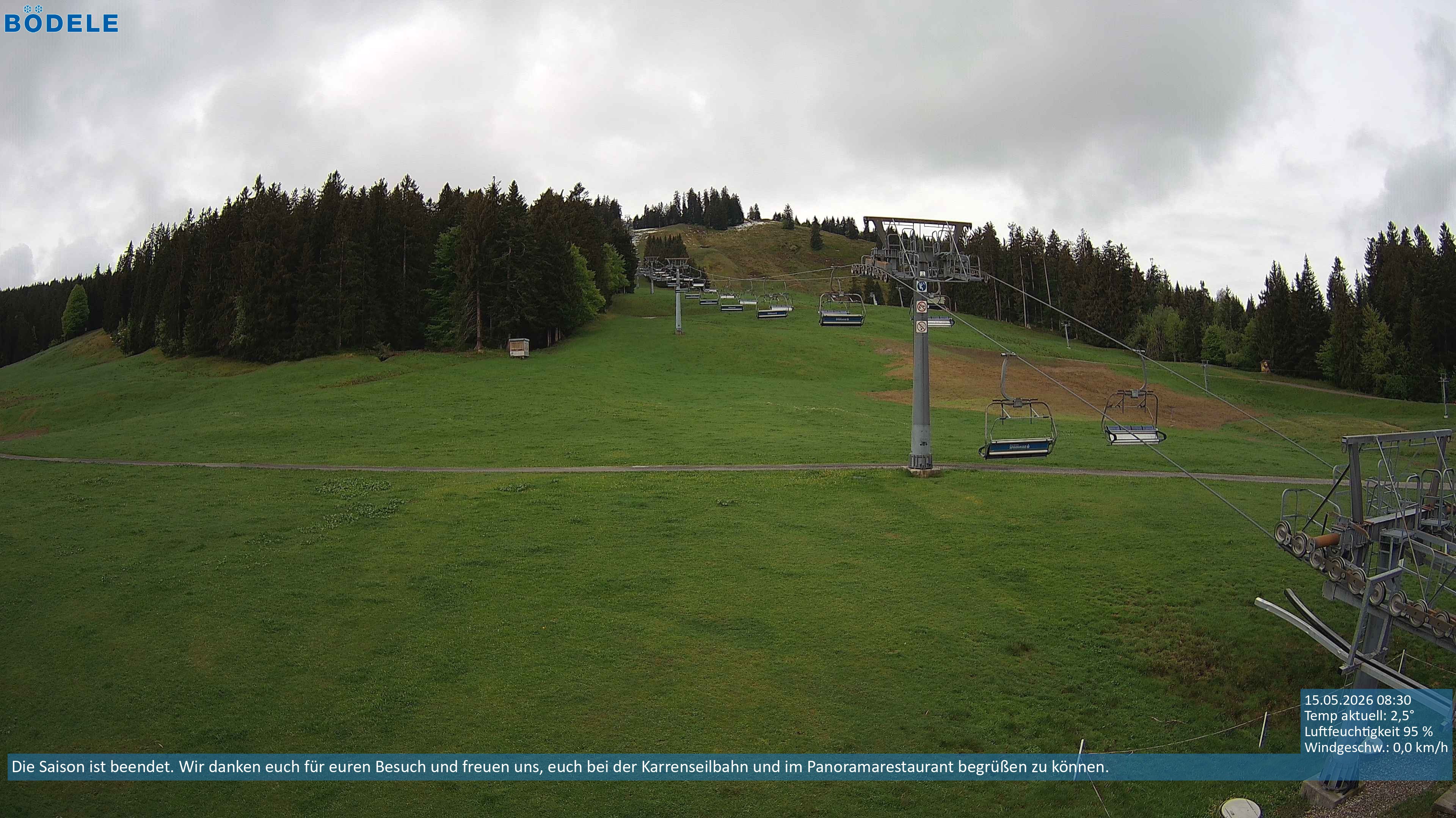 Archiv Foto Webcam Lanklift am Bödele