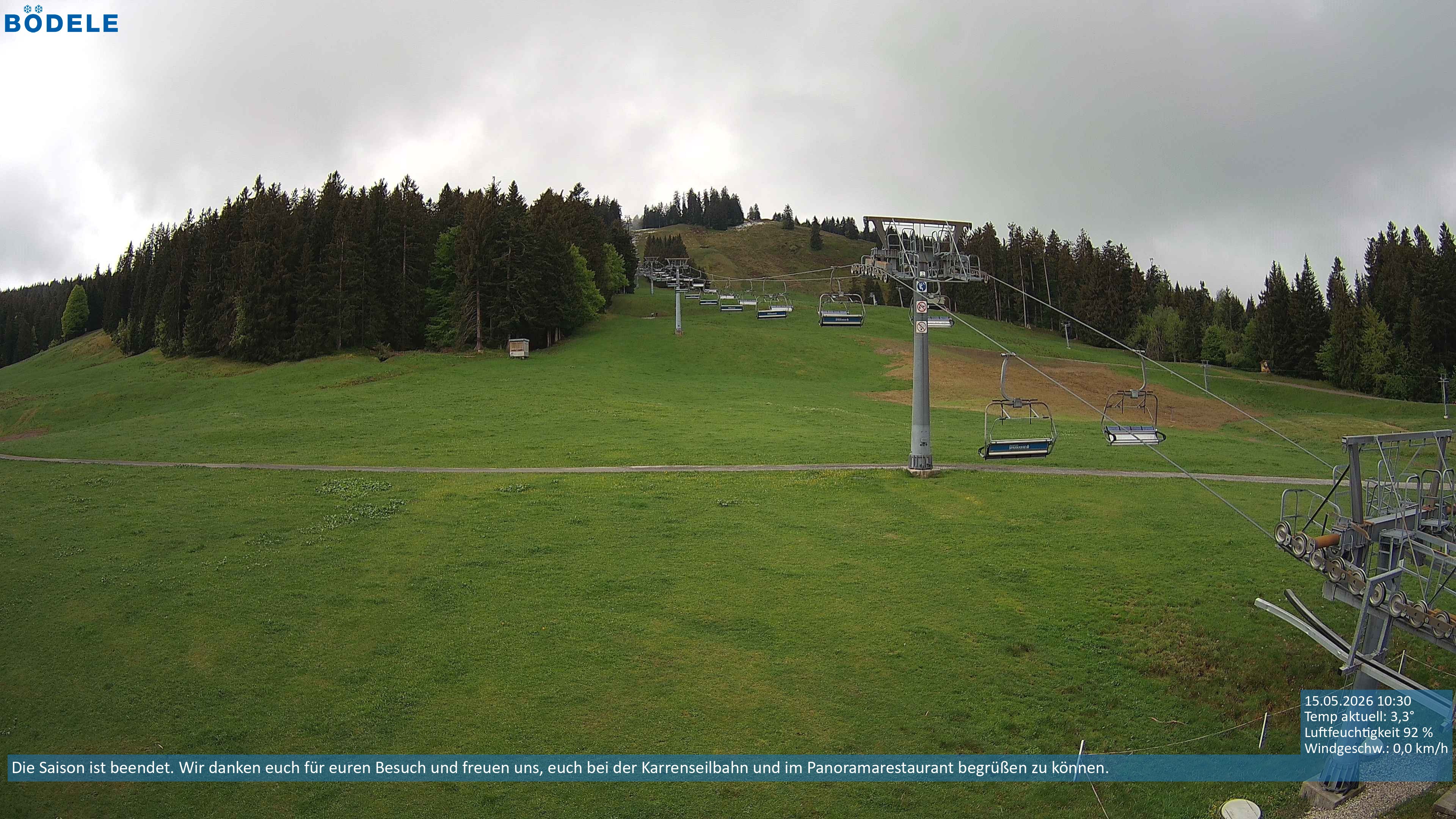 Archiv Foto Webcam Lanklift am Bödele