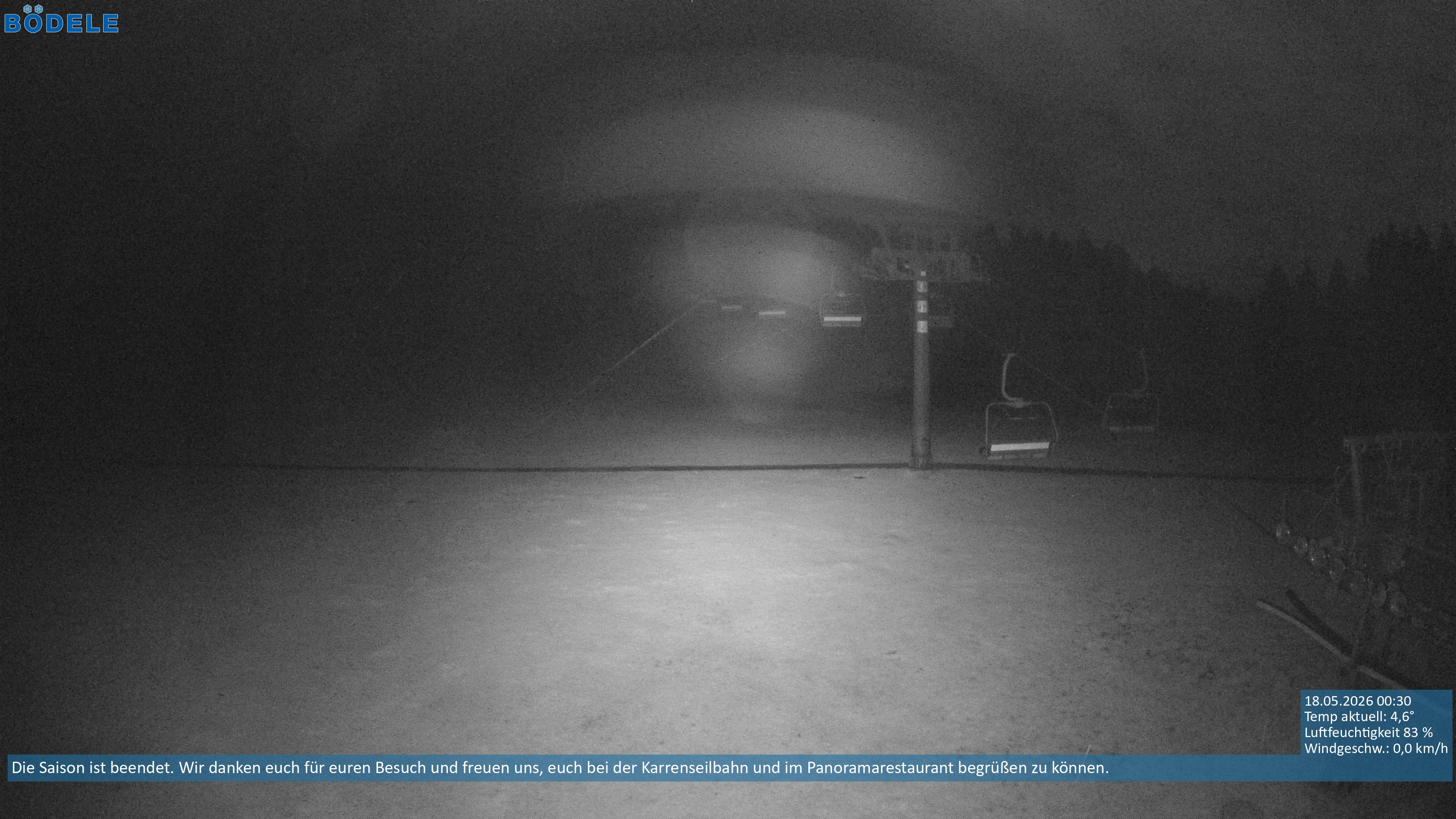 Archiv Foto Webcam Lanklift am Bödele