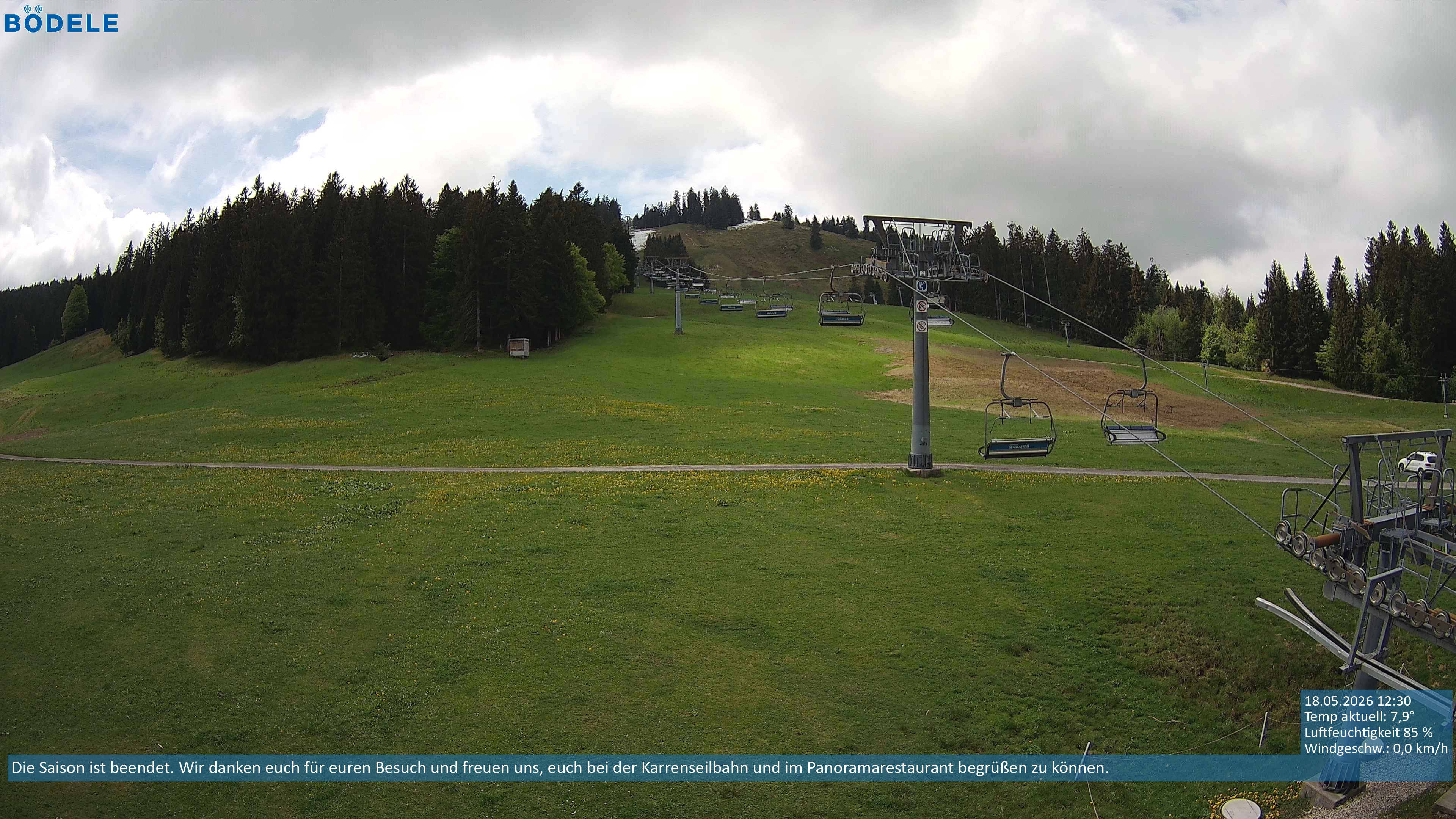 Archiv Foto Webcam Lanklift am Bödele