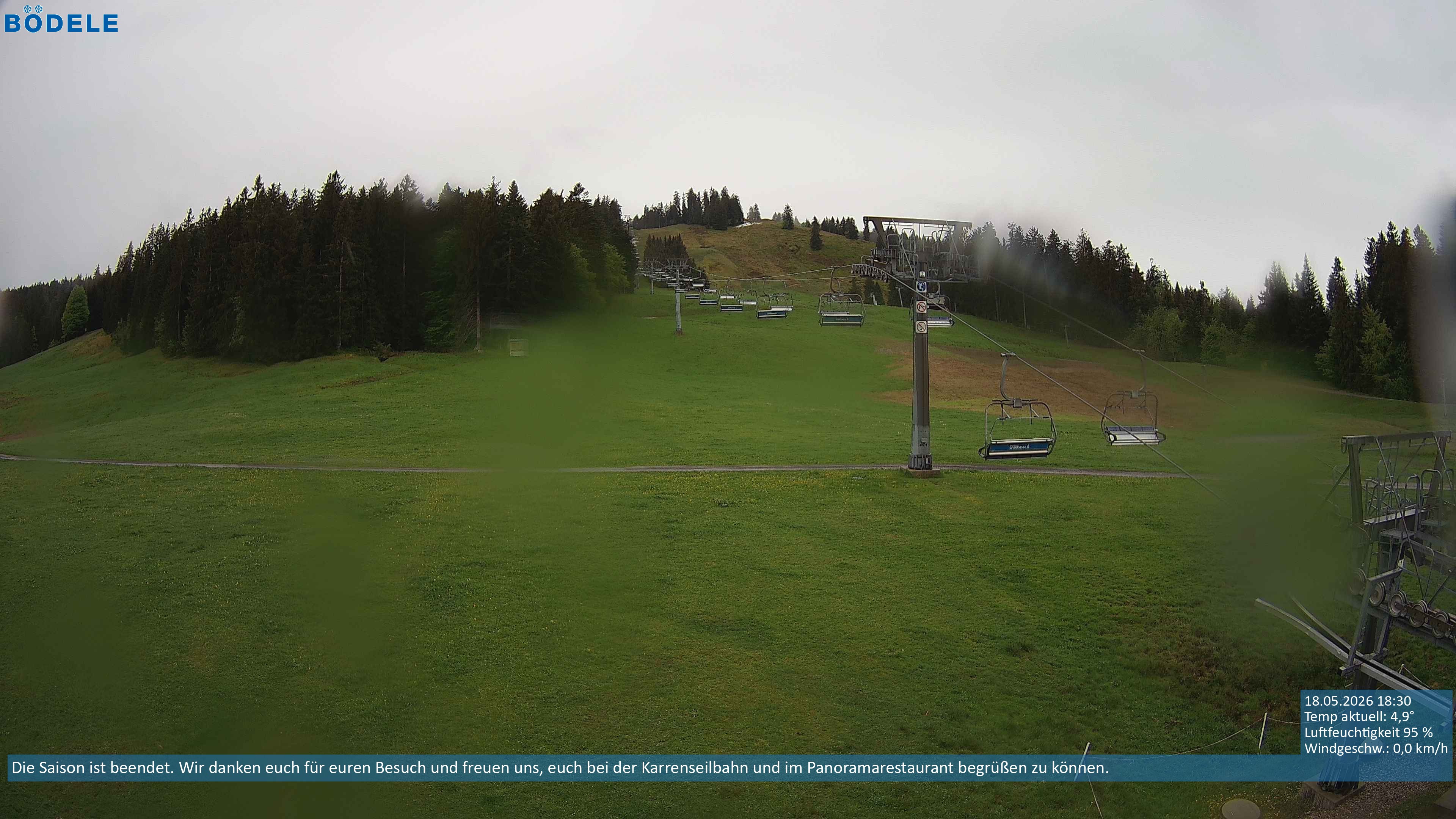 Archiv Foto Webcam Lanklift am Bödele