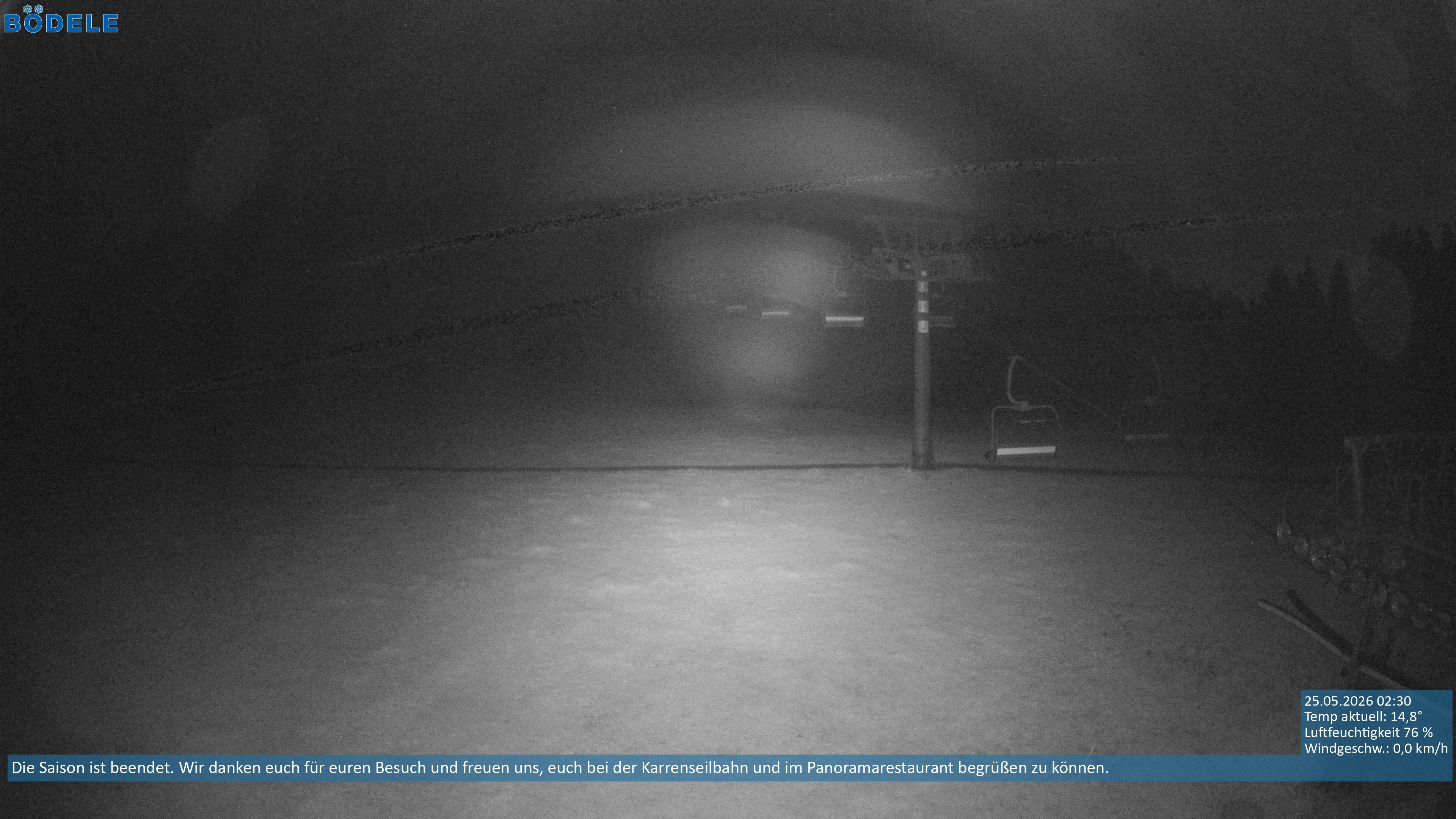 Archiv Foto Webcam Lanklift am Bödele