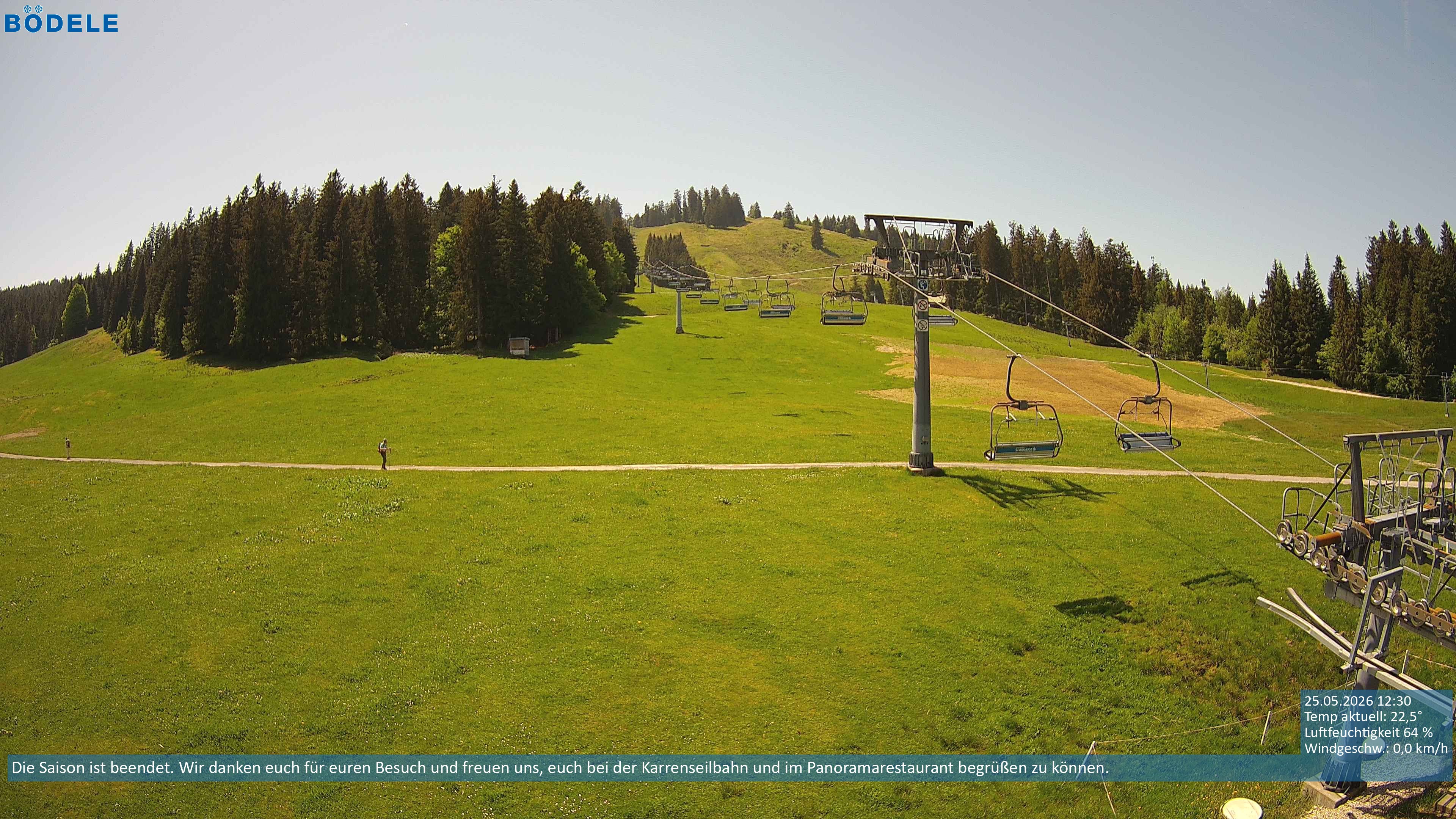 Archiv Foto Webcam Lanklift am Bödele