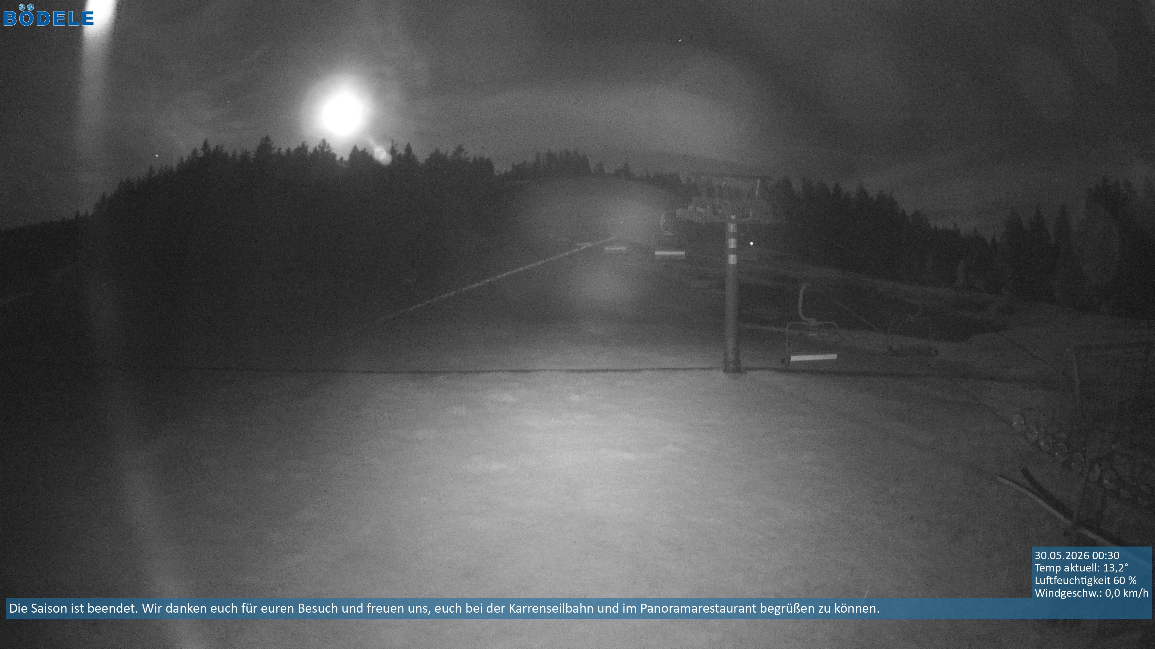 Archiv Foto Webcam Lanklift am Bödele