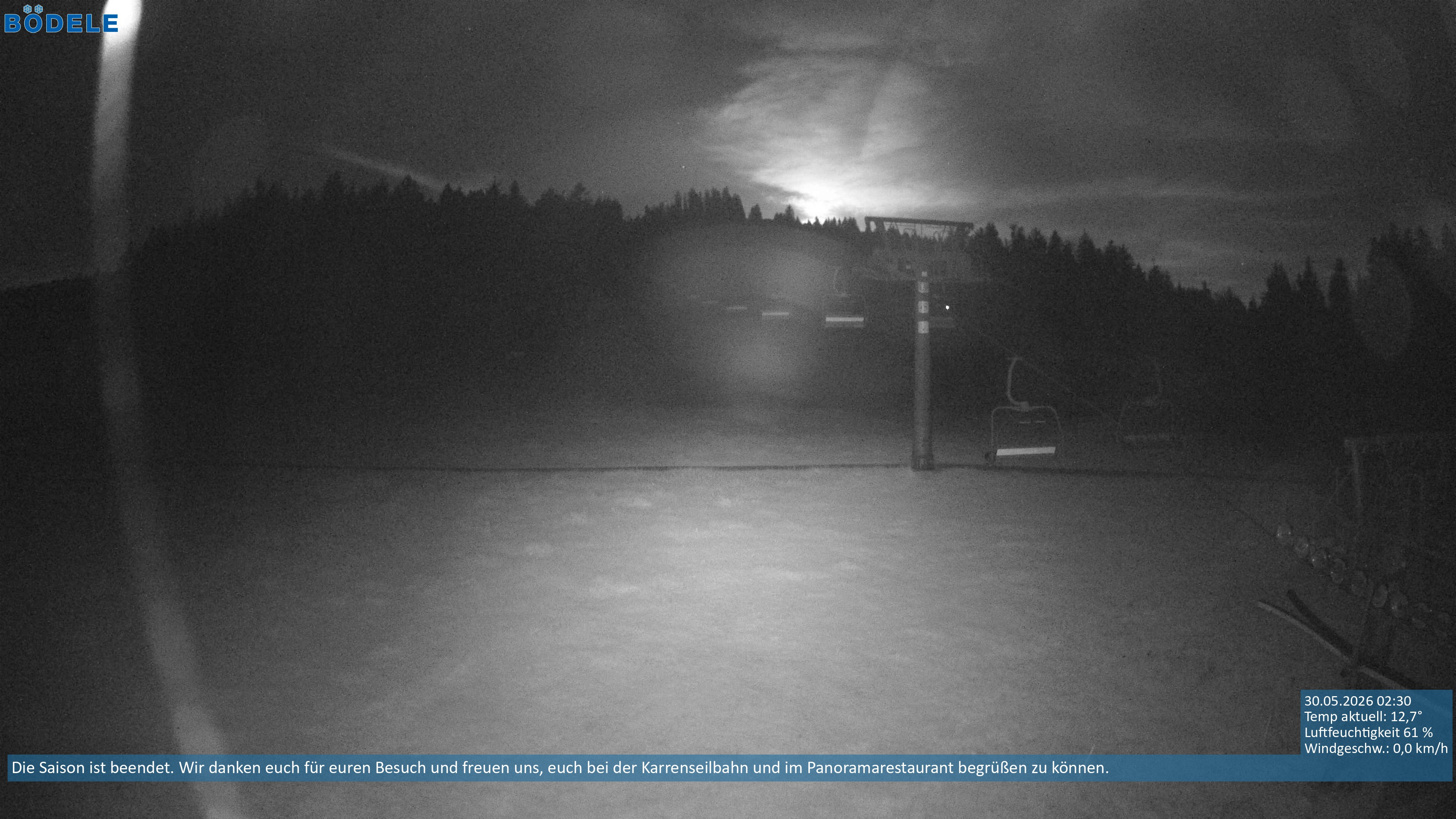 Archiv Foto Webcam Lanklift am Bödele