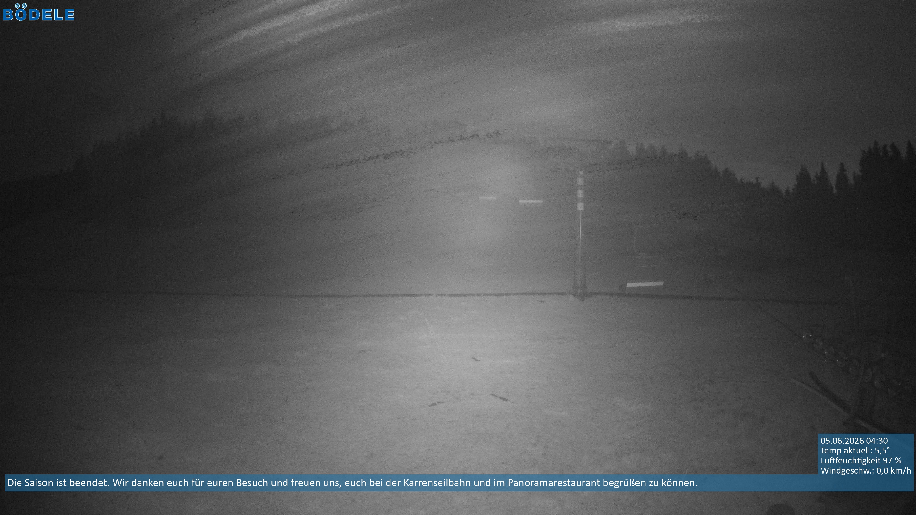 Archiv Foto Webcam Lanklift am Bödele
