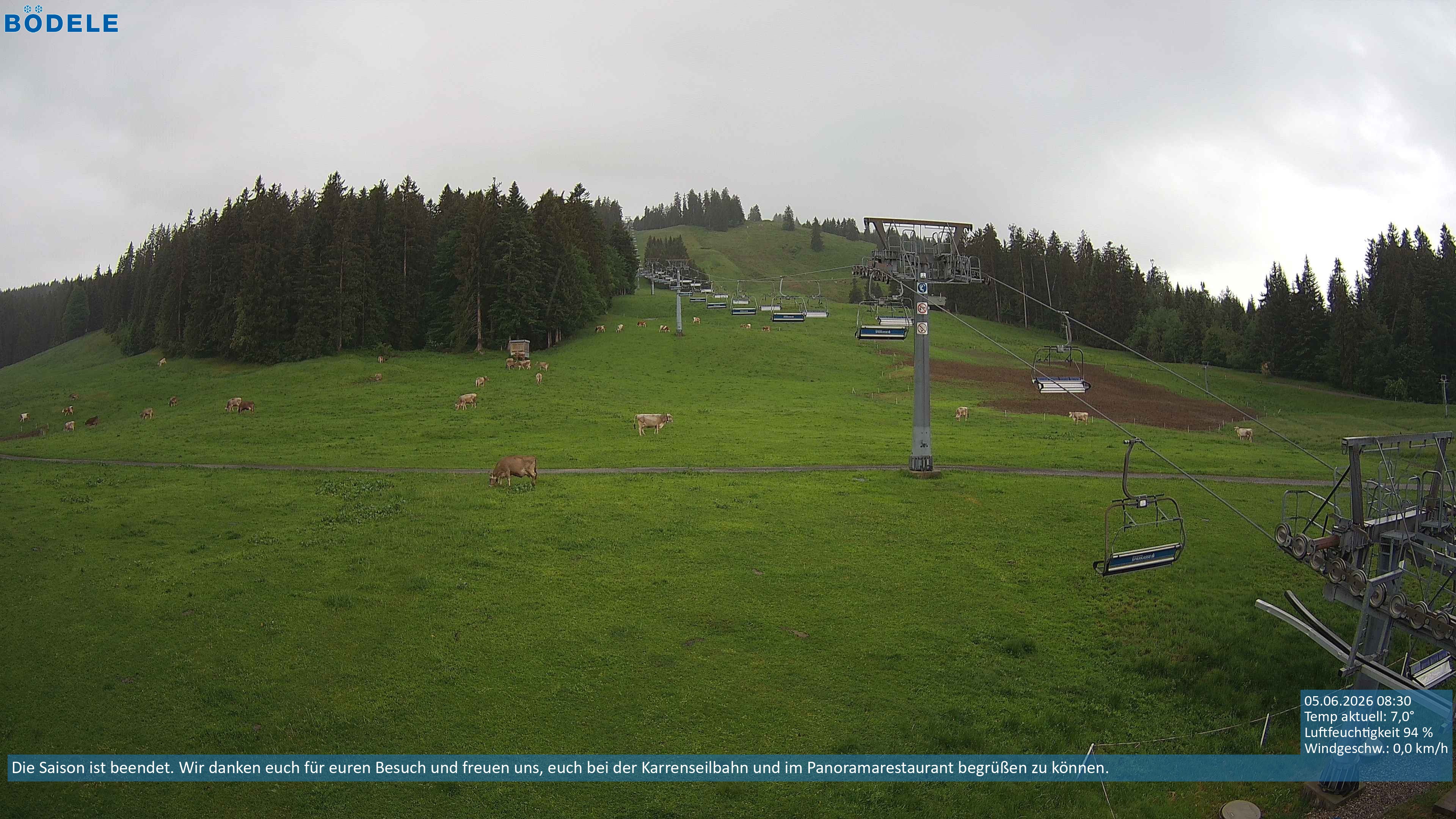 Archiv Foto Webcam Lanklift am Bödele