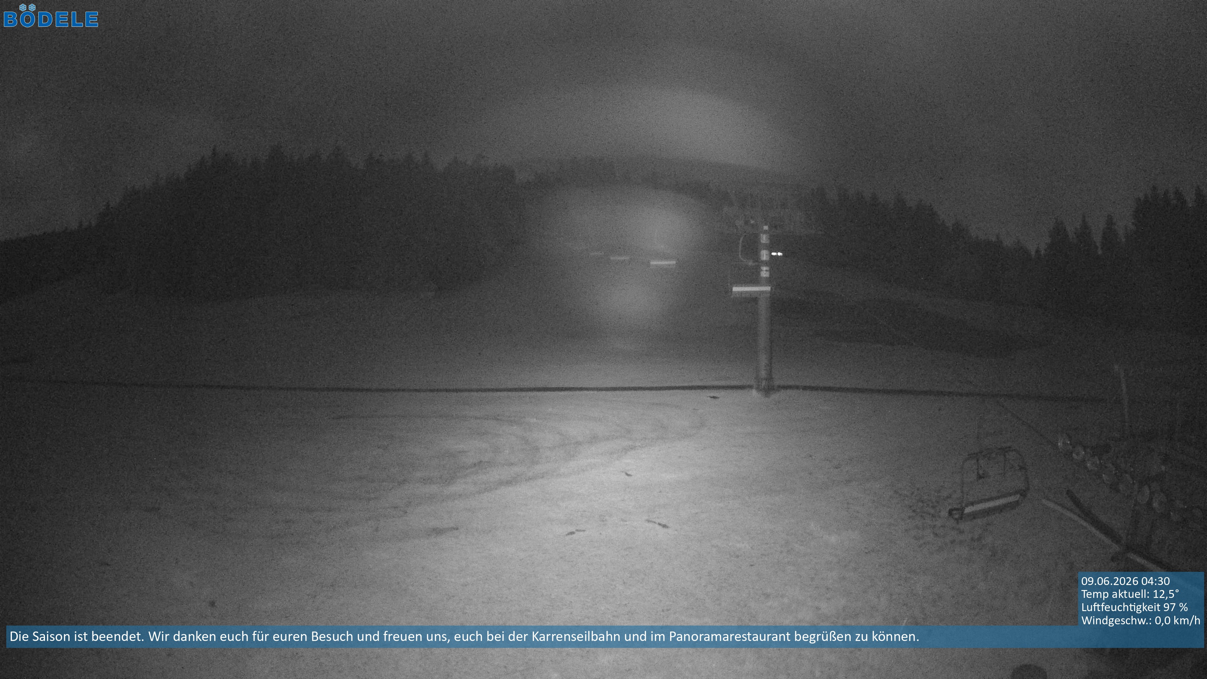 Archiv Foto Webcam Lanklift am Bödele