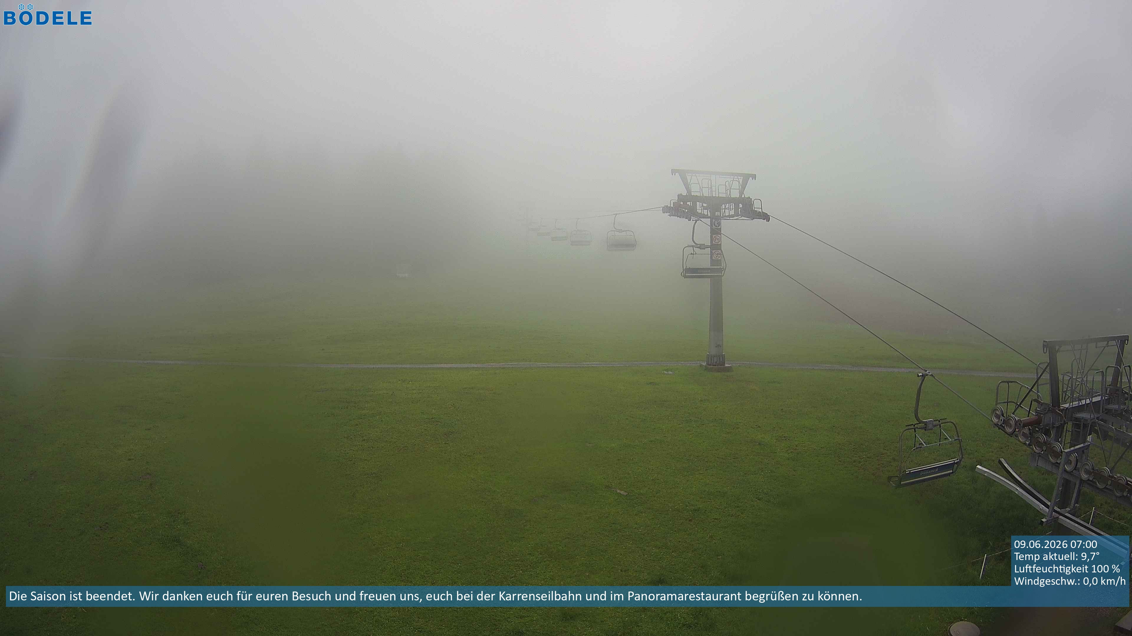 Archiv Foto Webcam Lanklift am Bödele