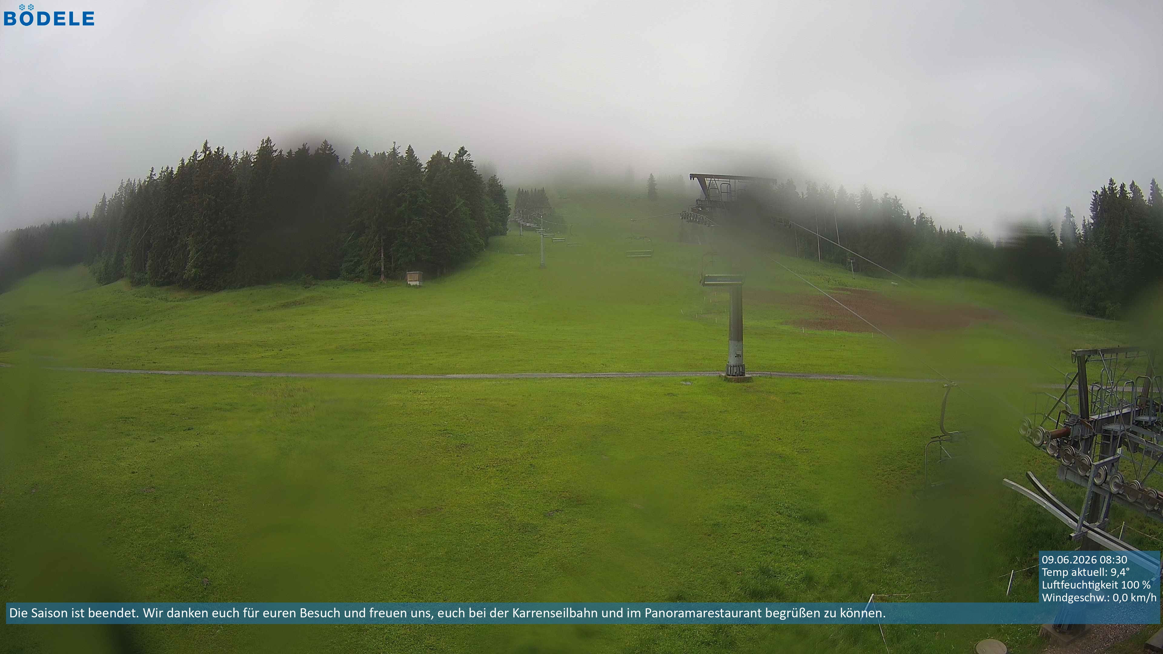 Archiv Foto Webcam Lanklift am Bödele