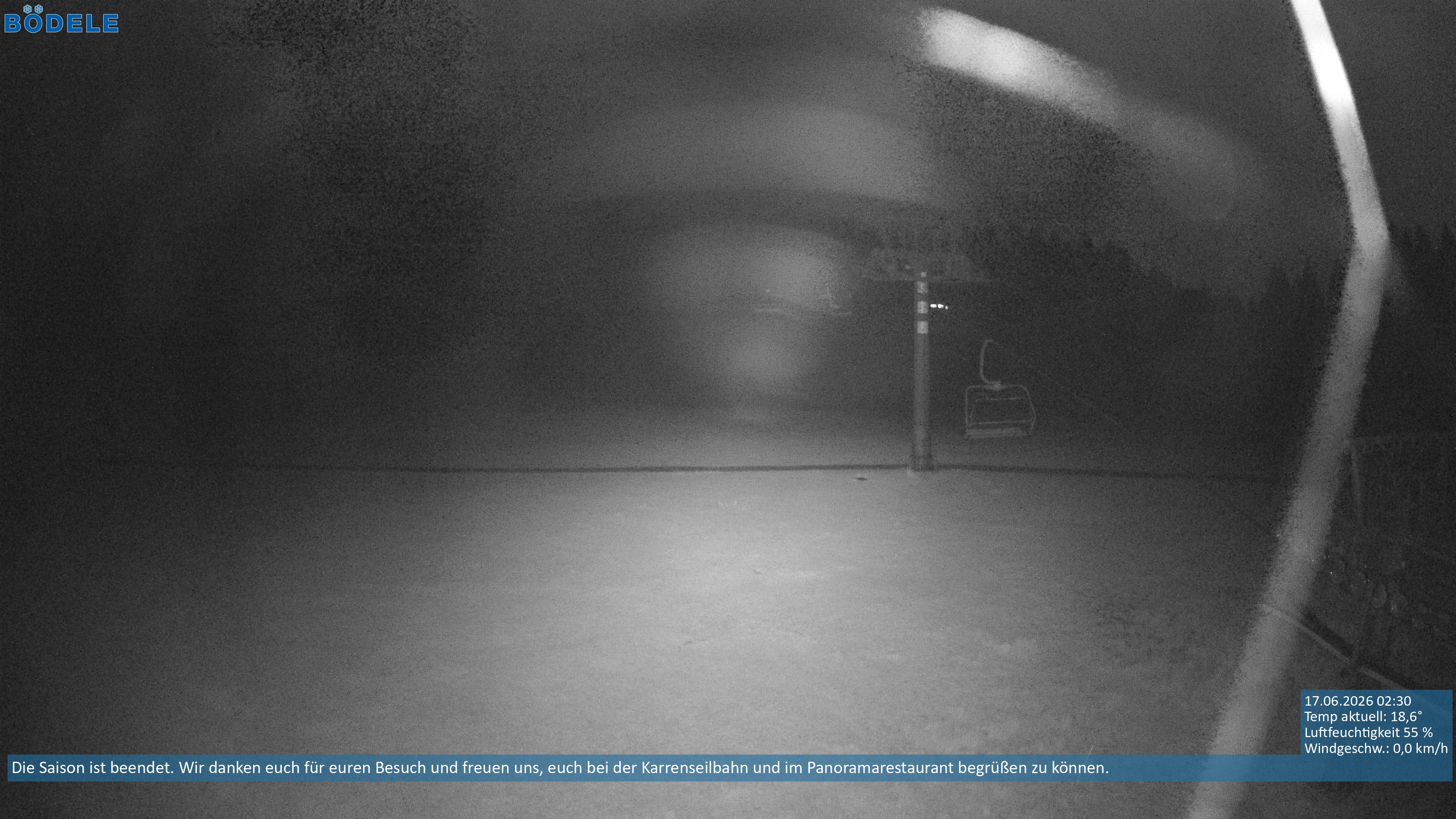 Archiv Foto Webcam Lanklift am Bödele