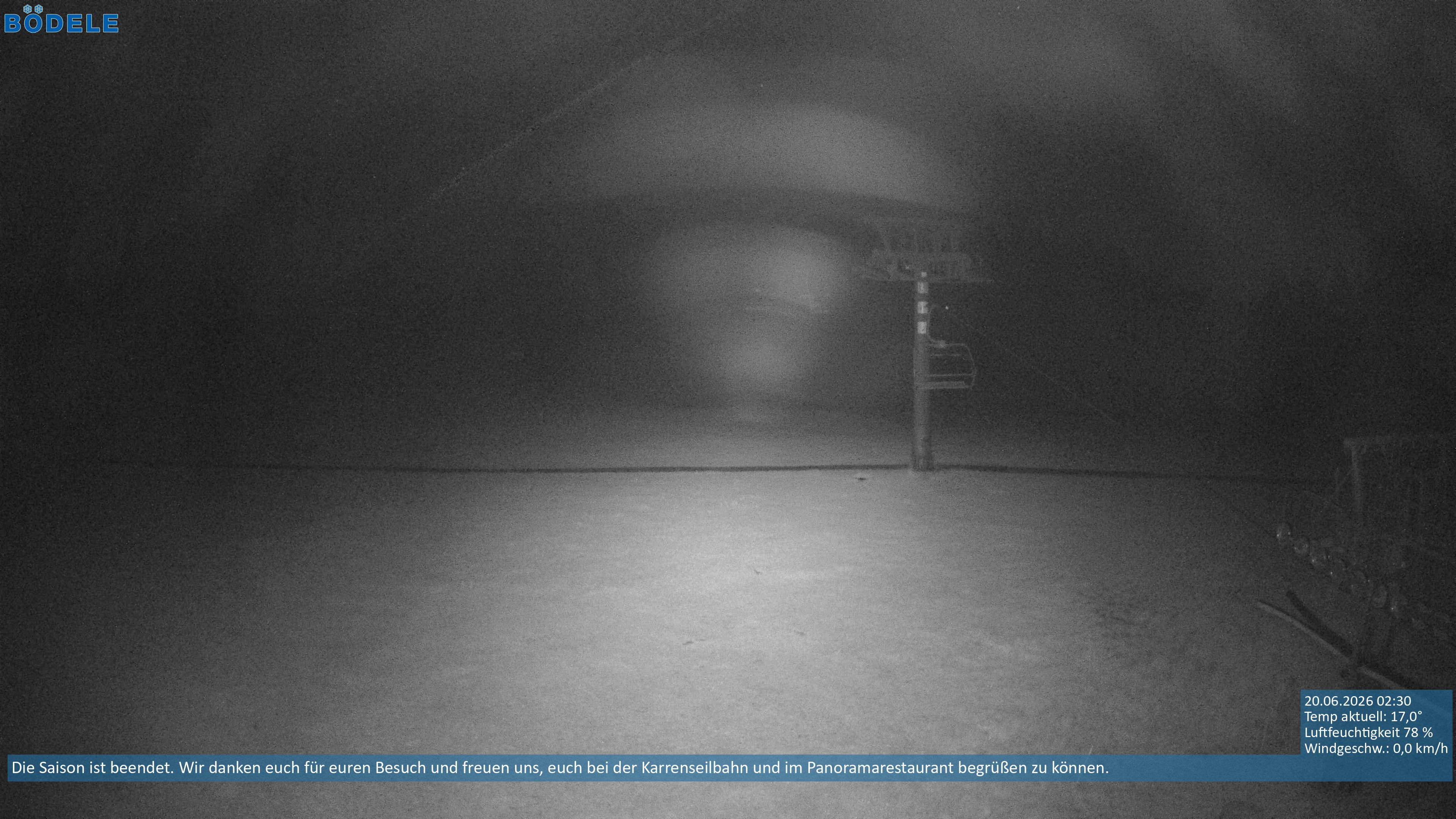 Archiv Foto Webcam Lanklift am Bödele