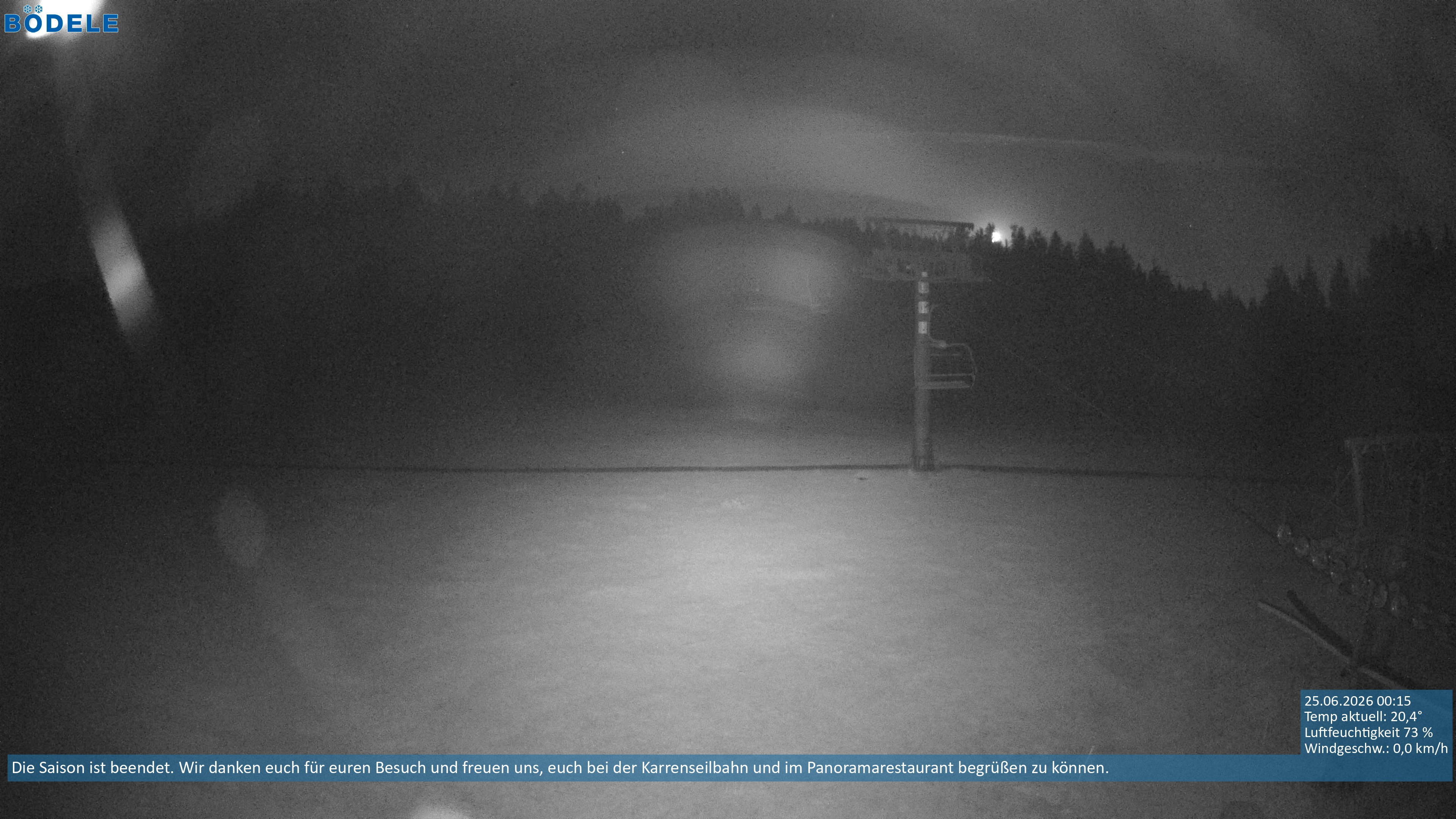 Archiv Foto Webcam Lanklift am Bödele