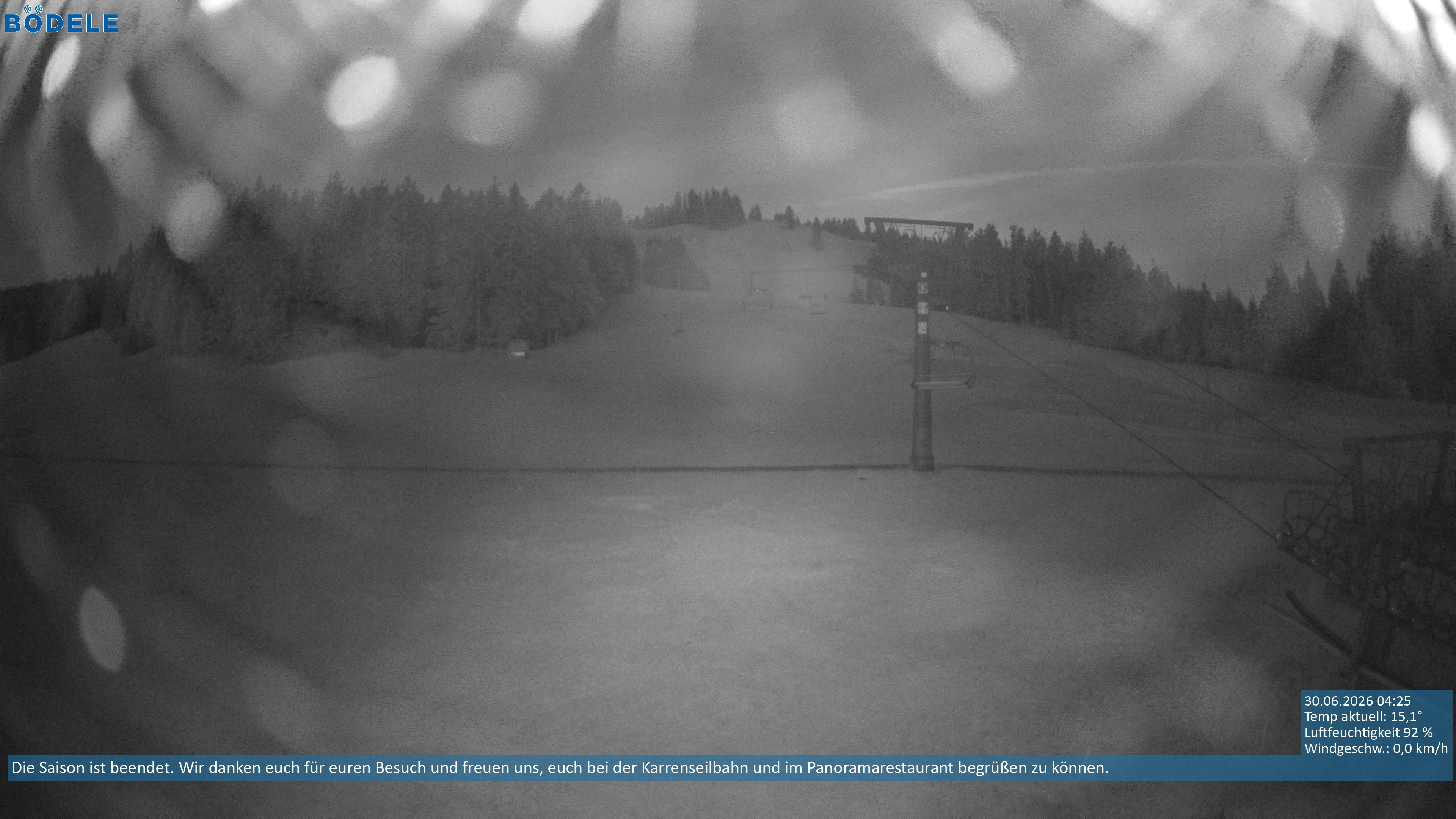 Archiv Foto Webcam Lanklift am Bödele