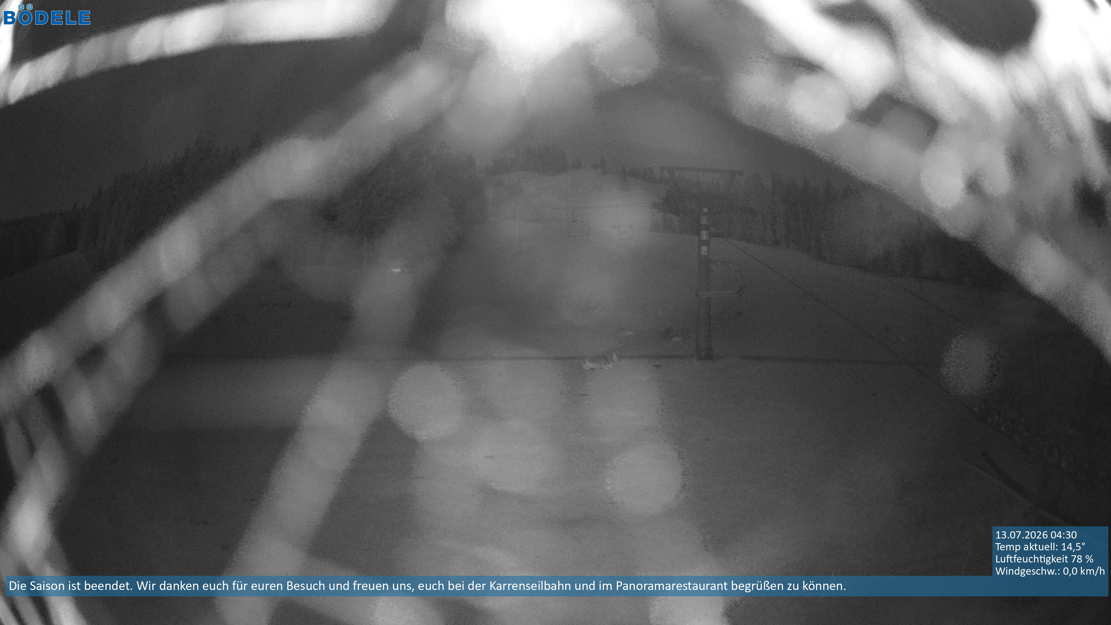Archiv Foto Webcam Lanklift am Bödele