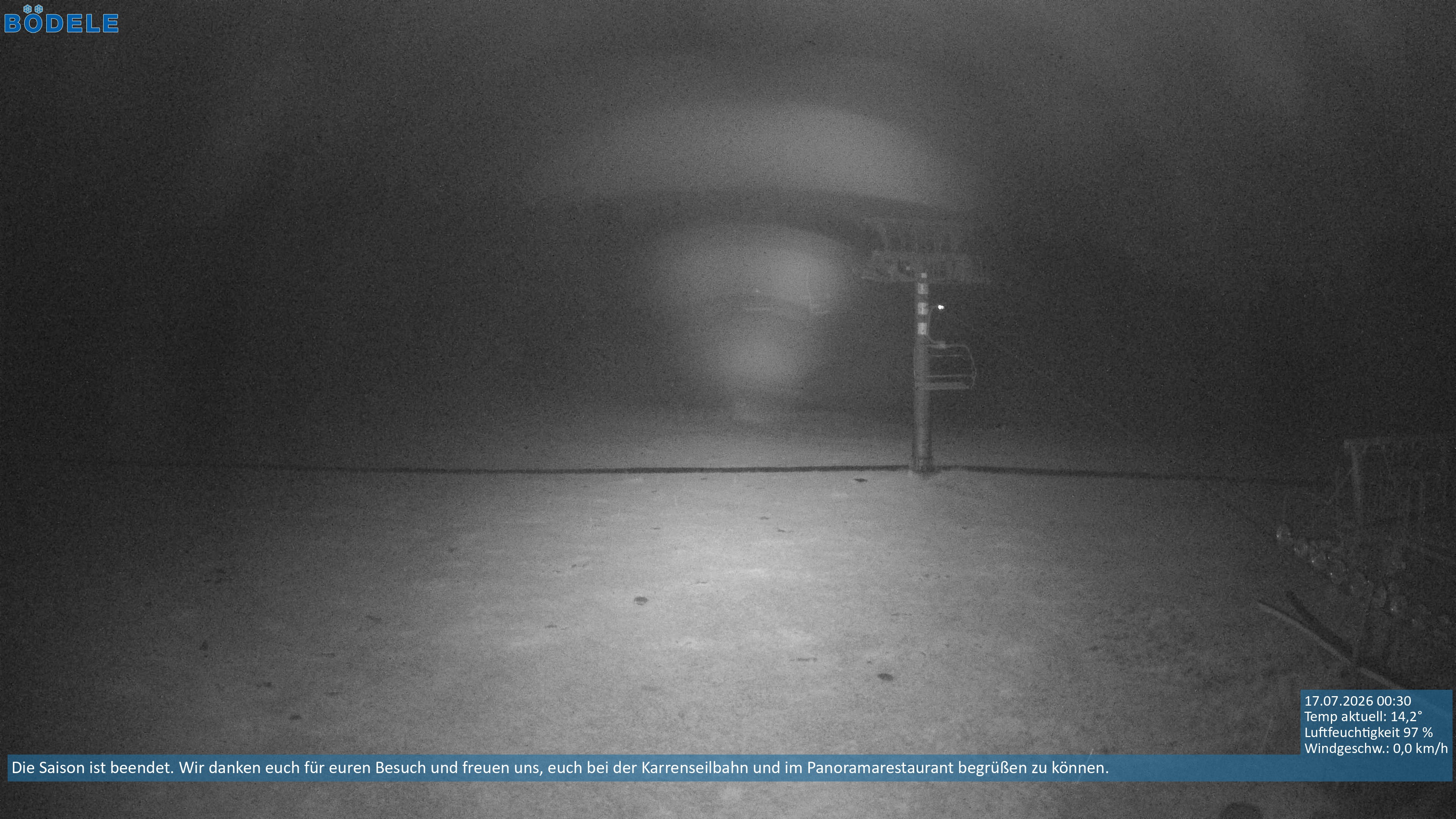 Archiv Foto Webcam Lanklift am Bödele