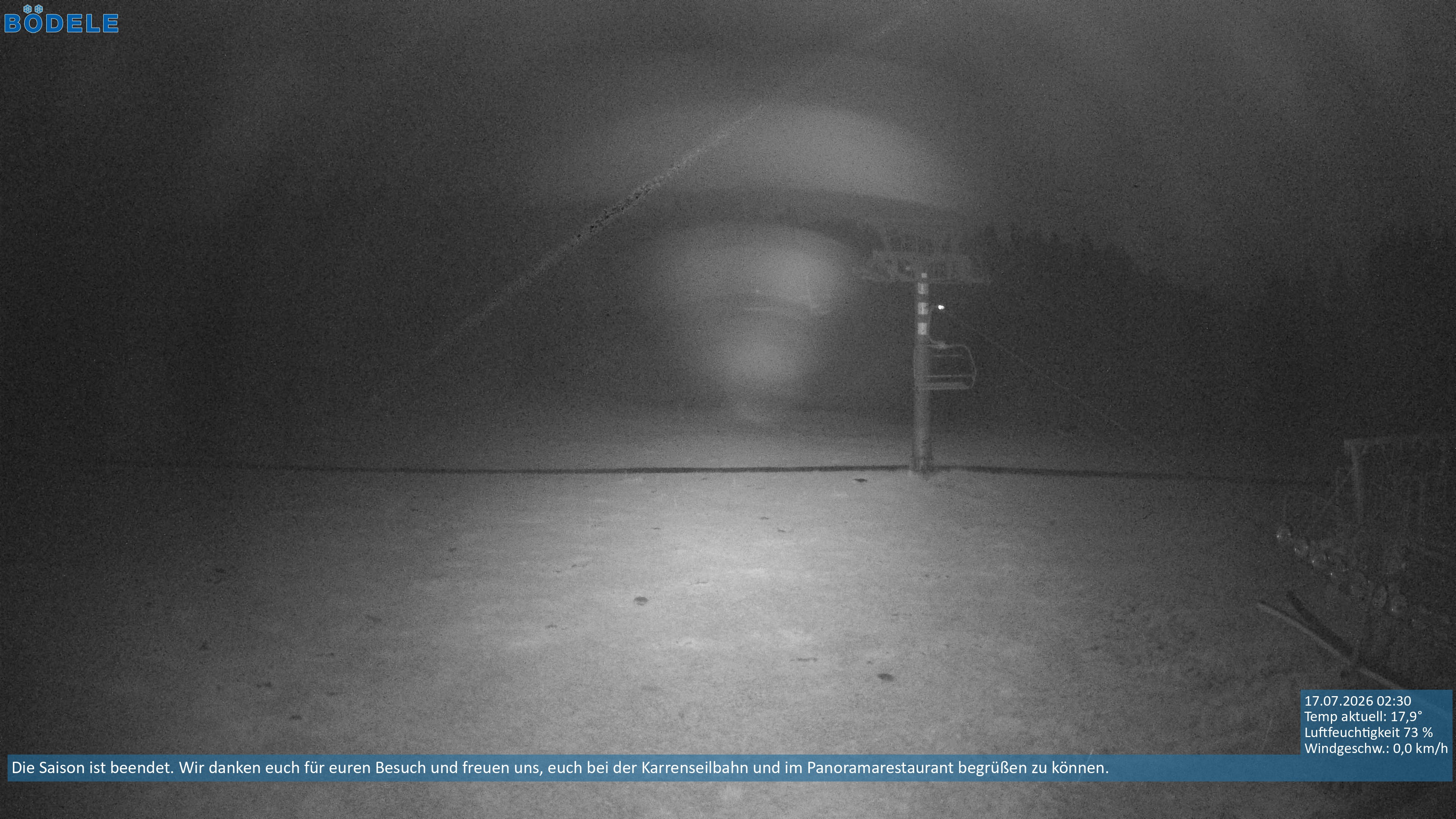 Archiv Foto Webcam Lanklift am Bödele
