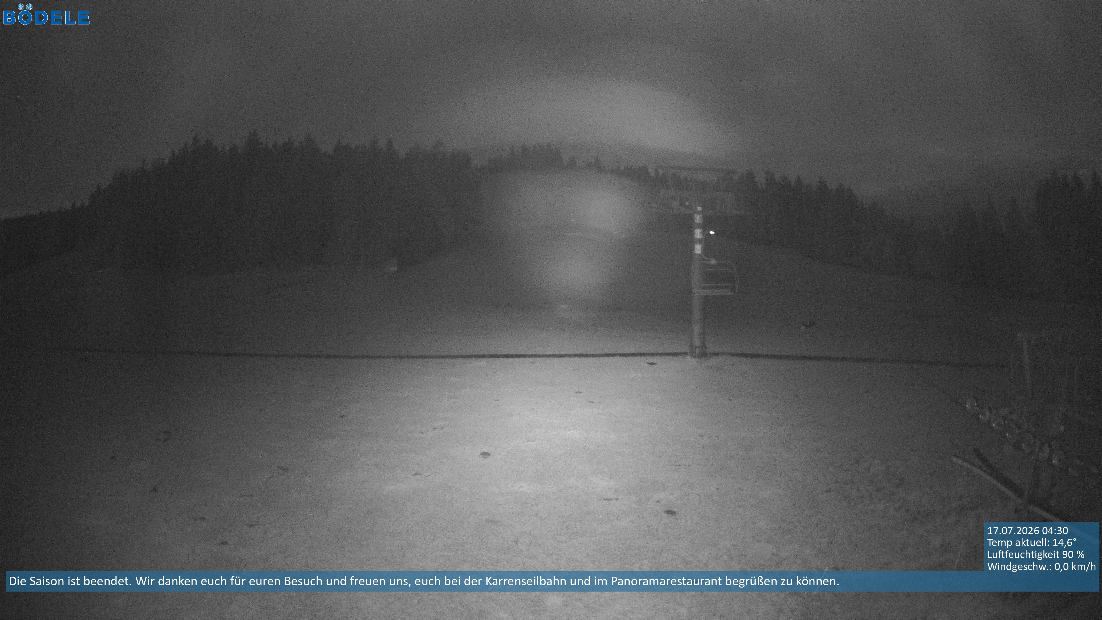 Archiv Foto Webcam Lanklift am Bödele