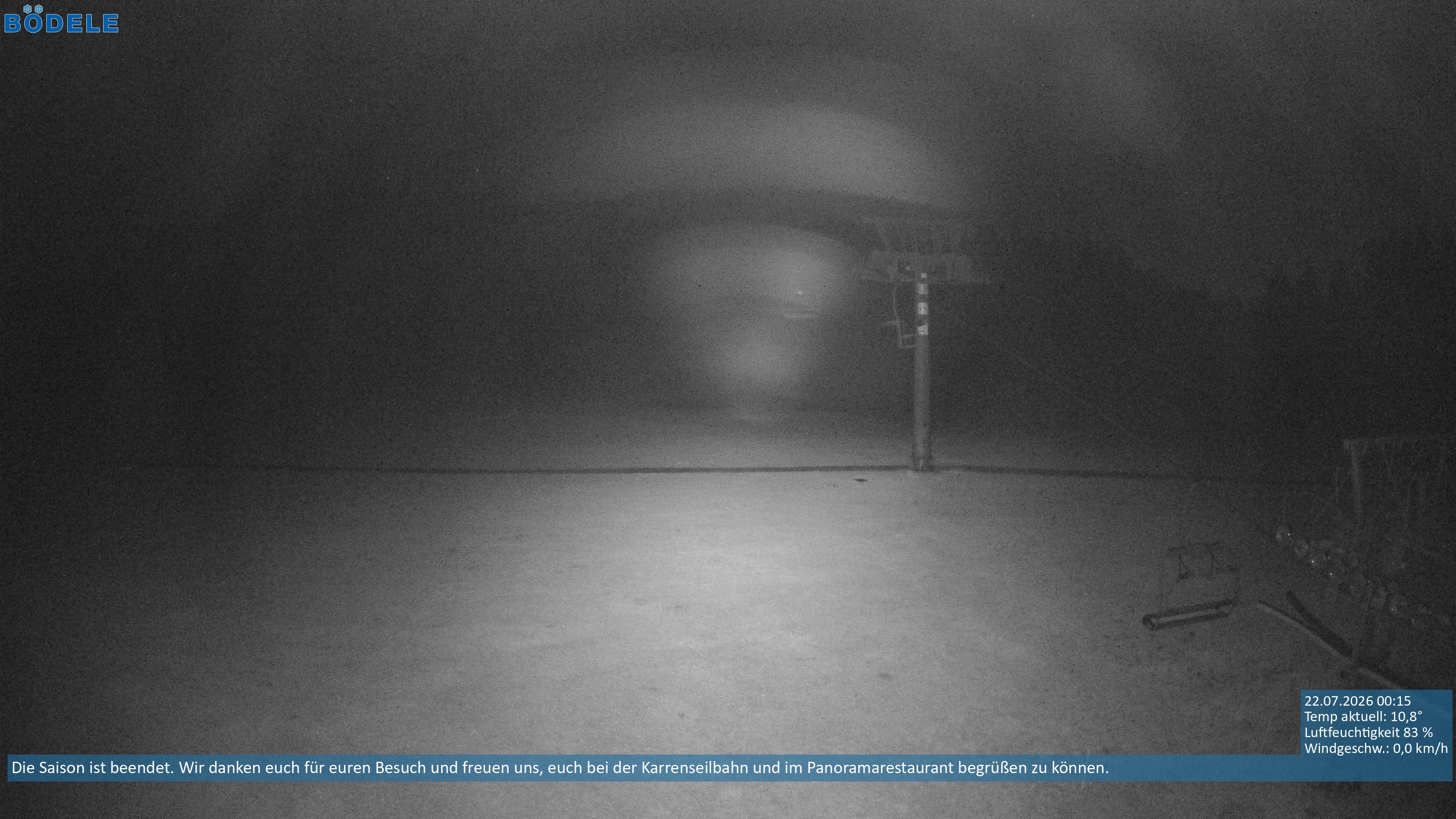 Archiv Foto Webcam Lanklift am Bödele