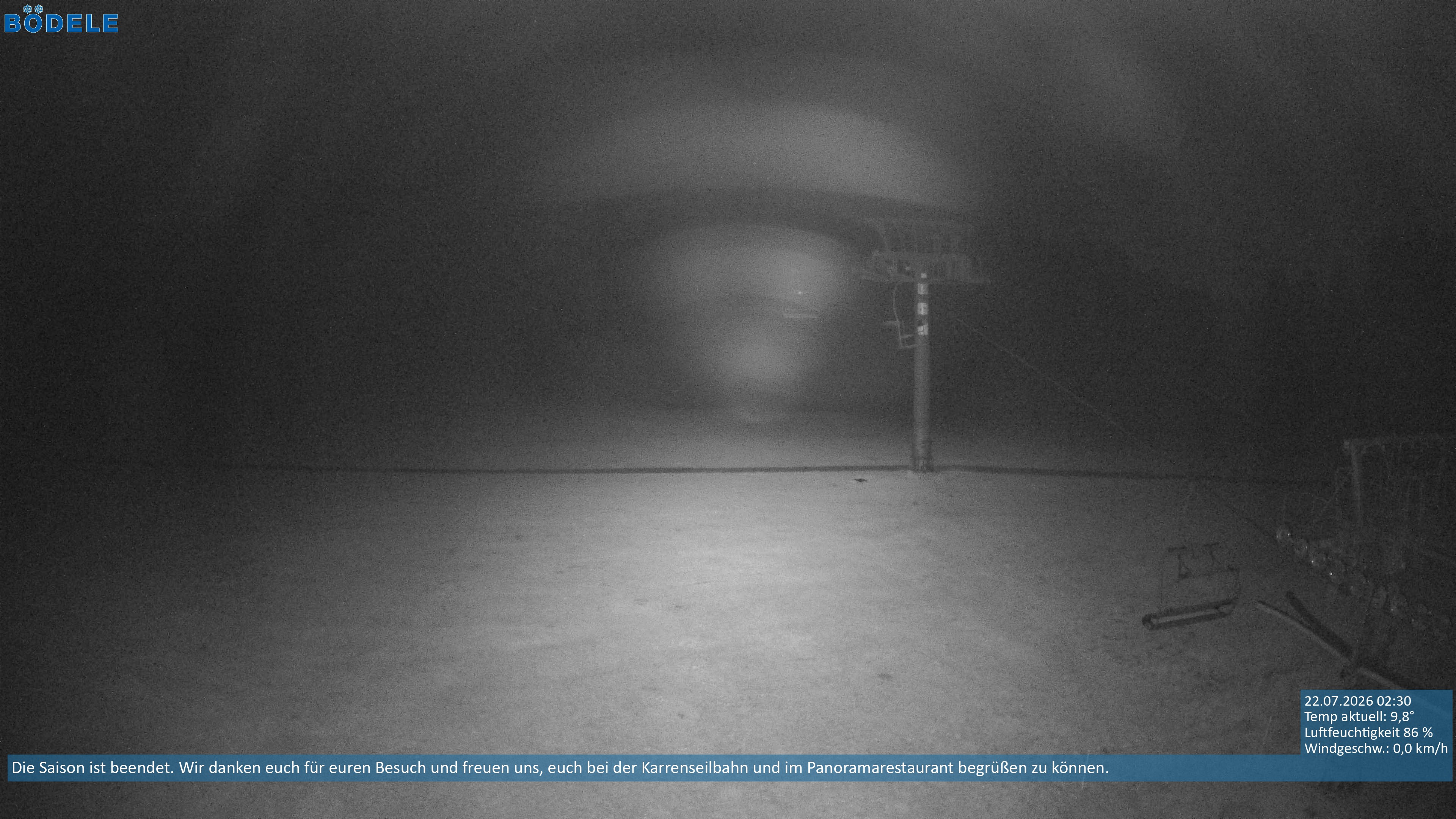 Archiv Foto Webcam Lanklift am Bödele