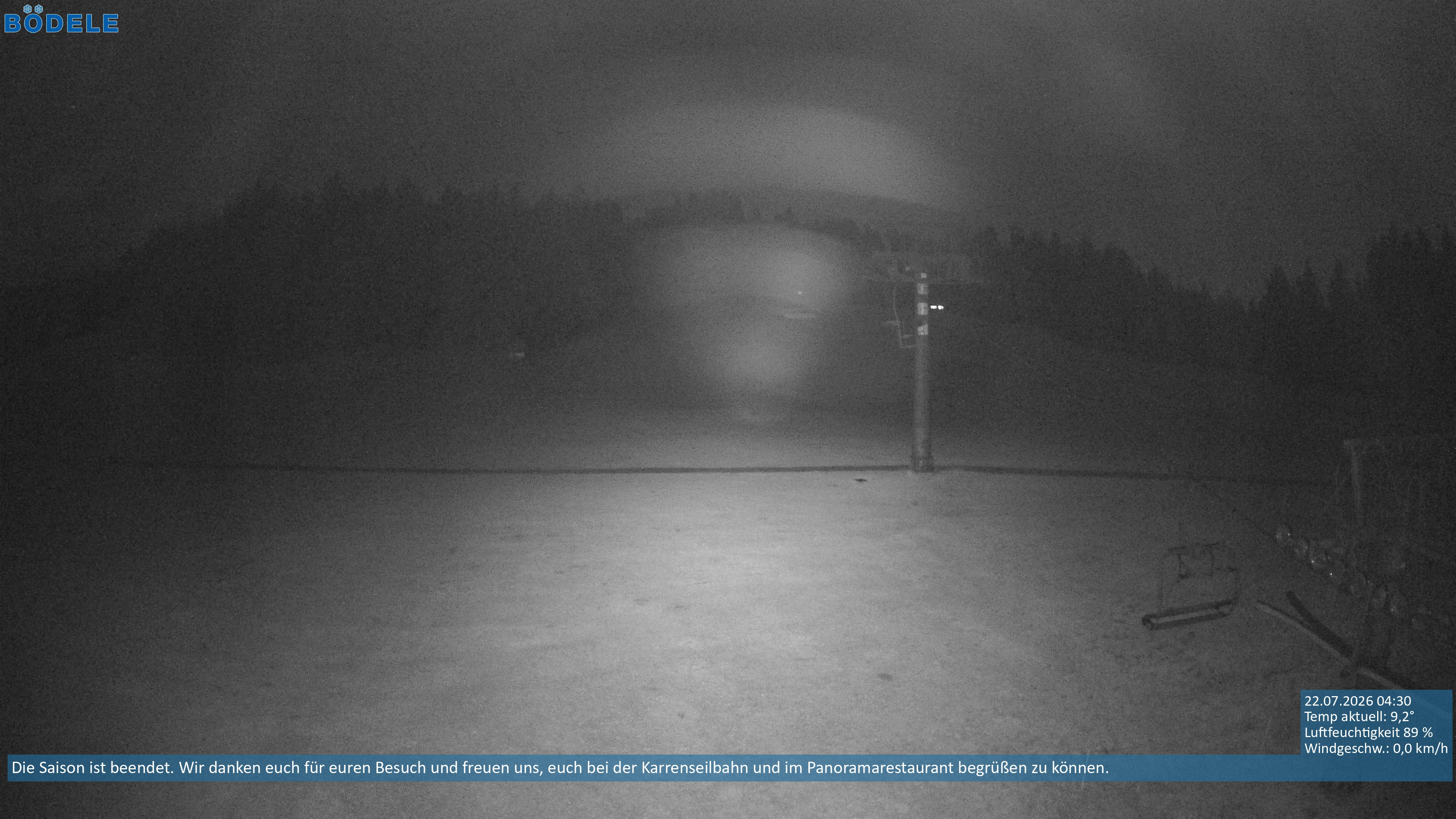 Archiv Foto Webcam Lanklift am Bödele