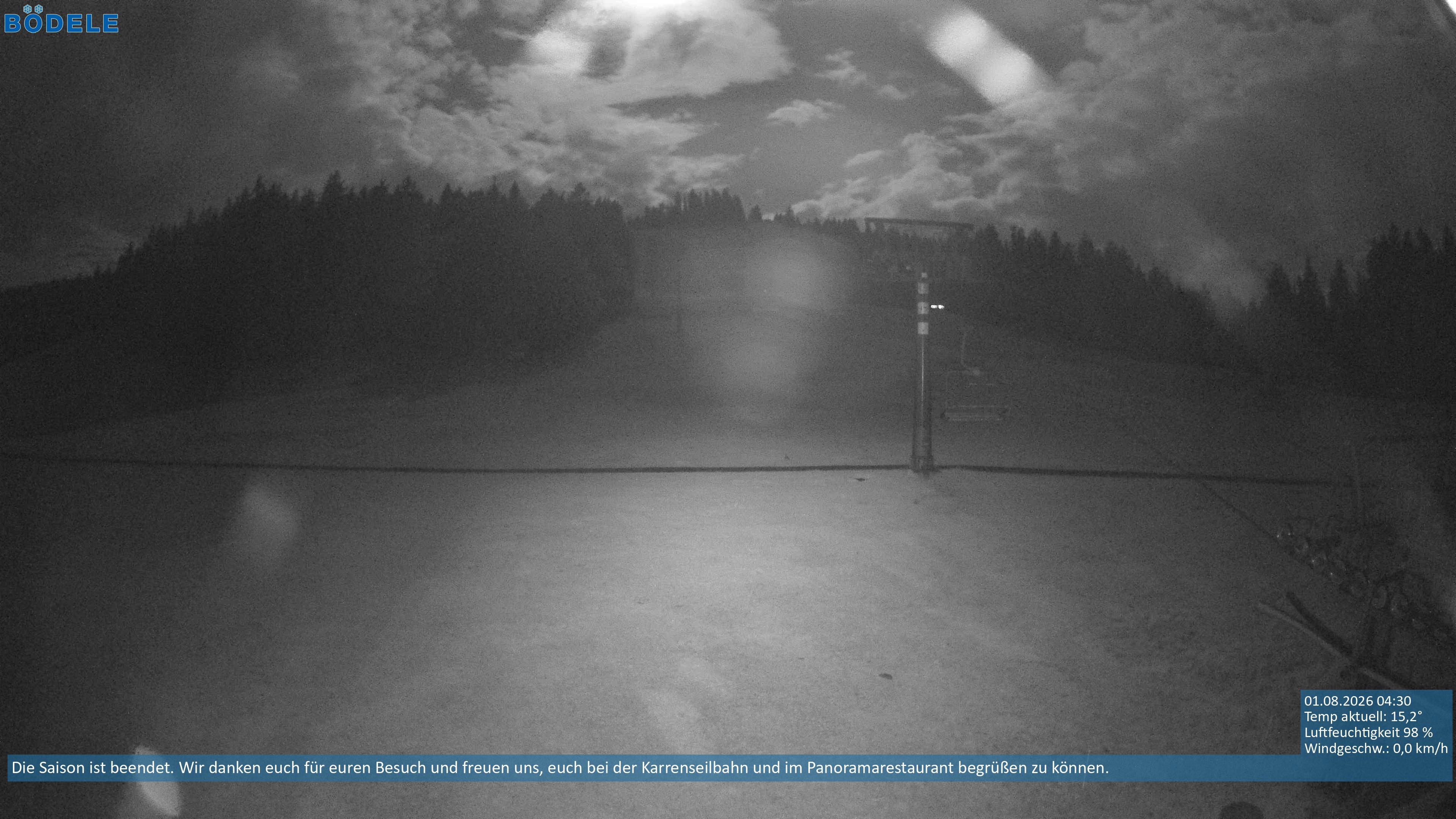 Archiv Foto Webcam Lanklift am Bödele
