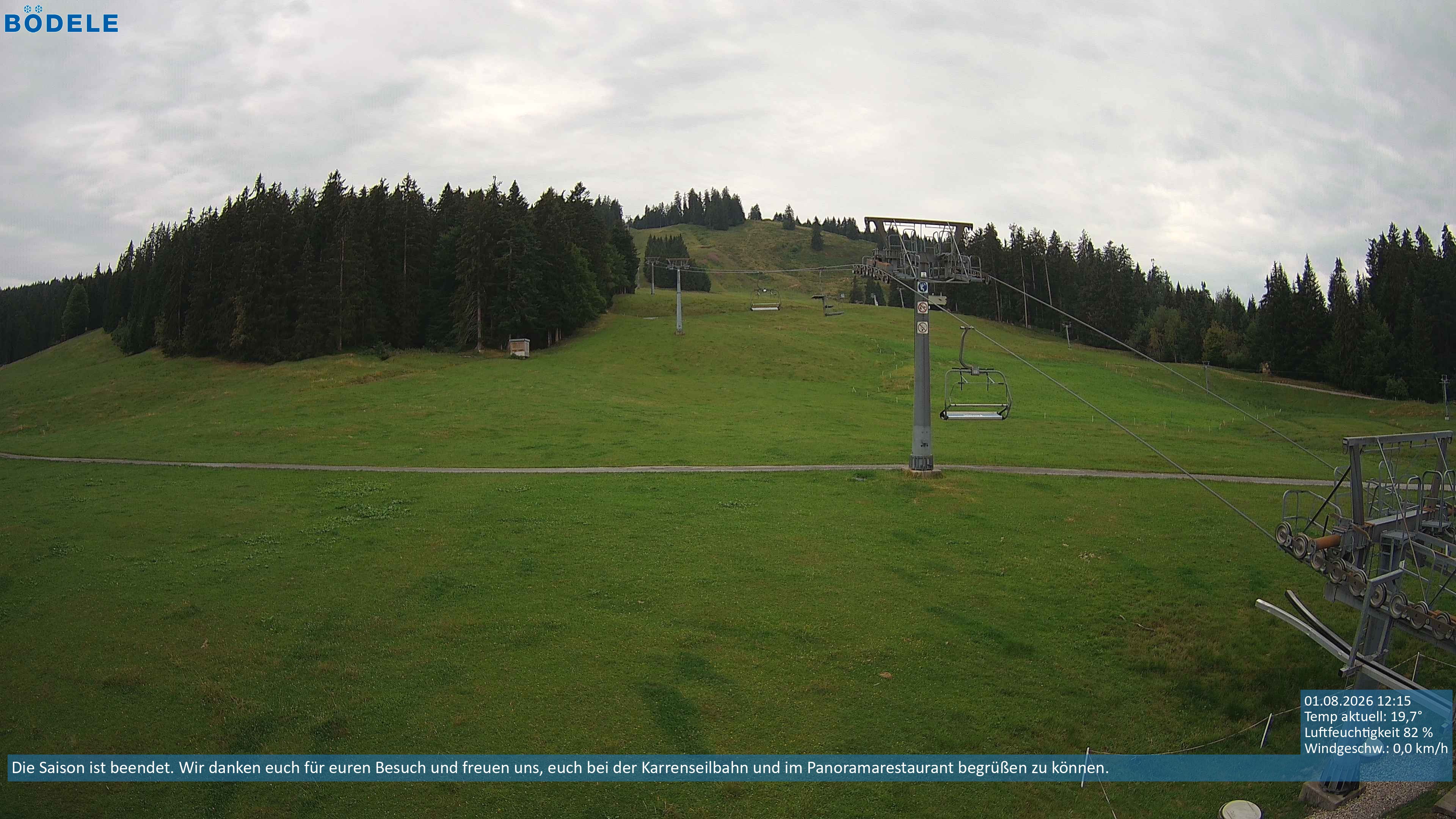 Archiv Foto Webcam Lanklift am Bödele