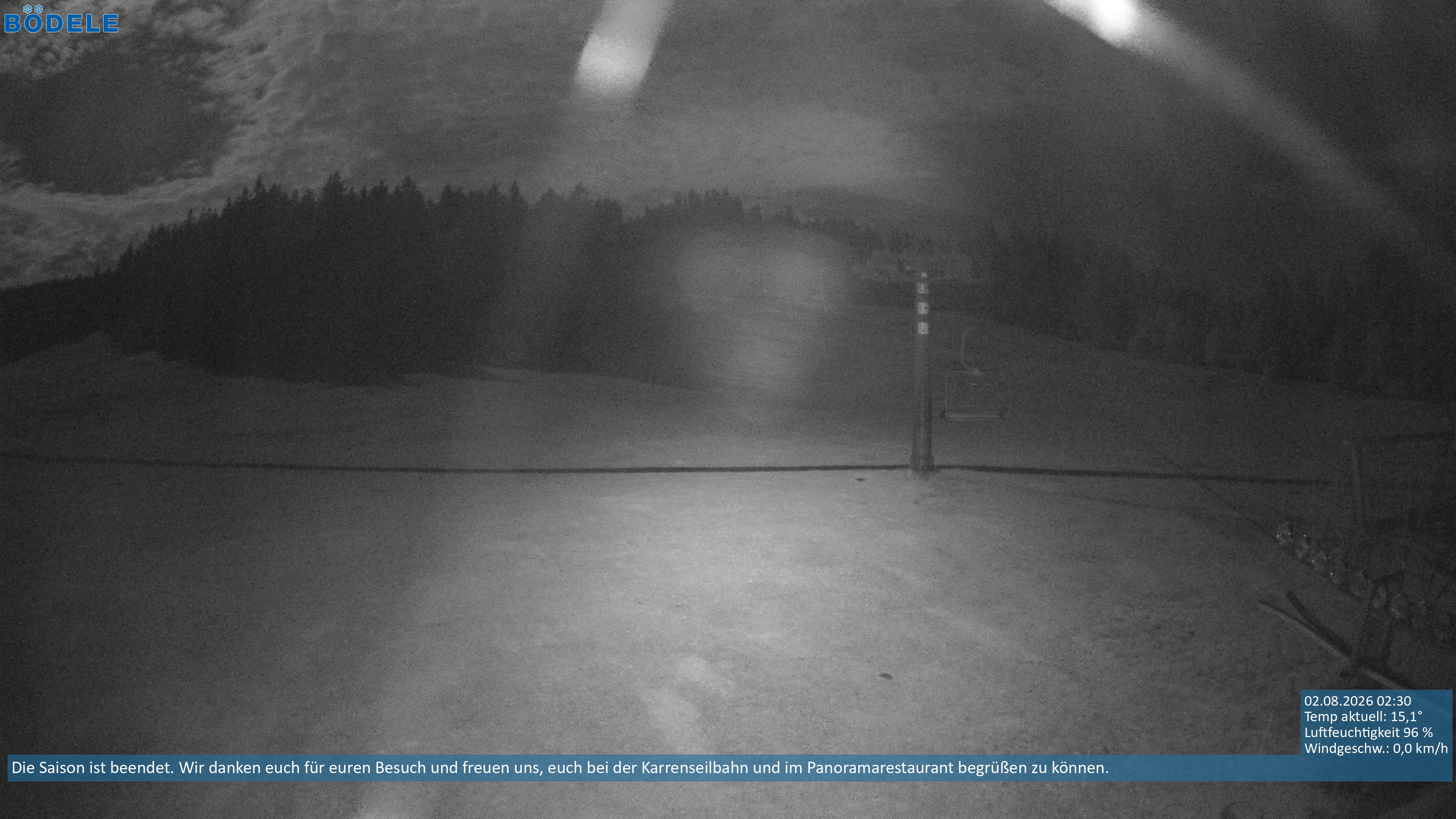 Archiv Foto Webcam Lanklift am Bödele