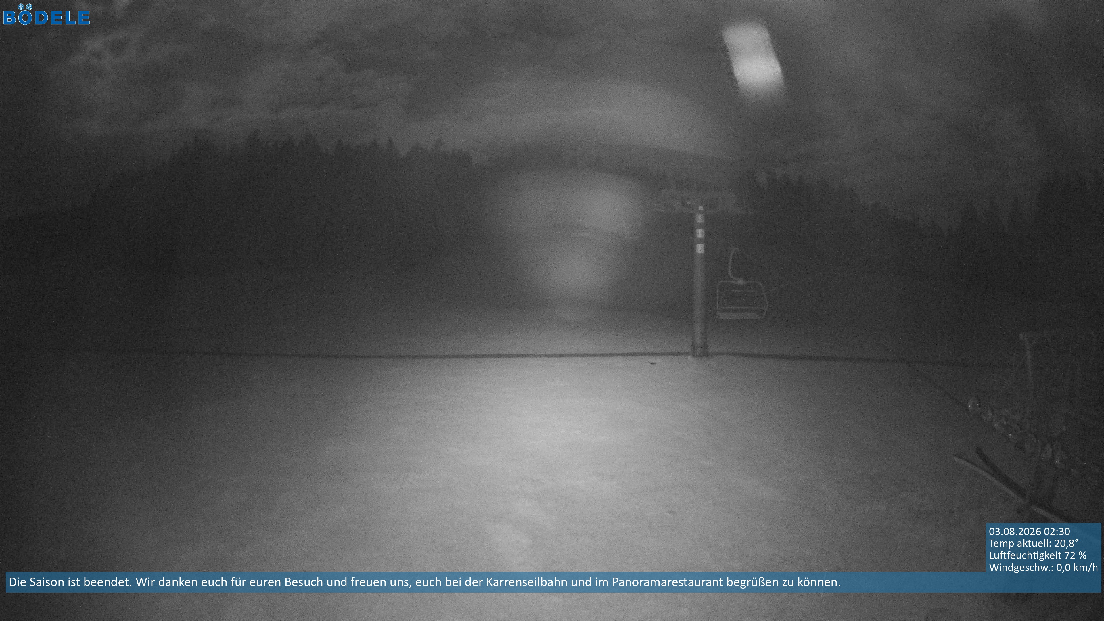 Archiv Foto Webcam Lanklift am Bödele
