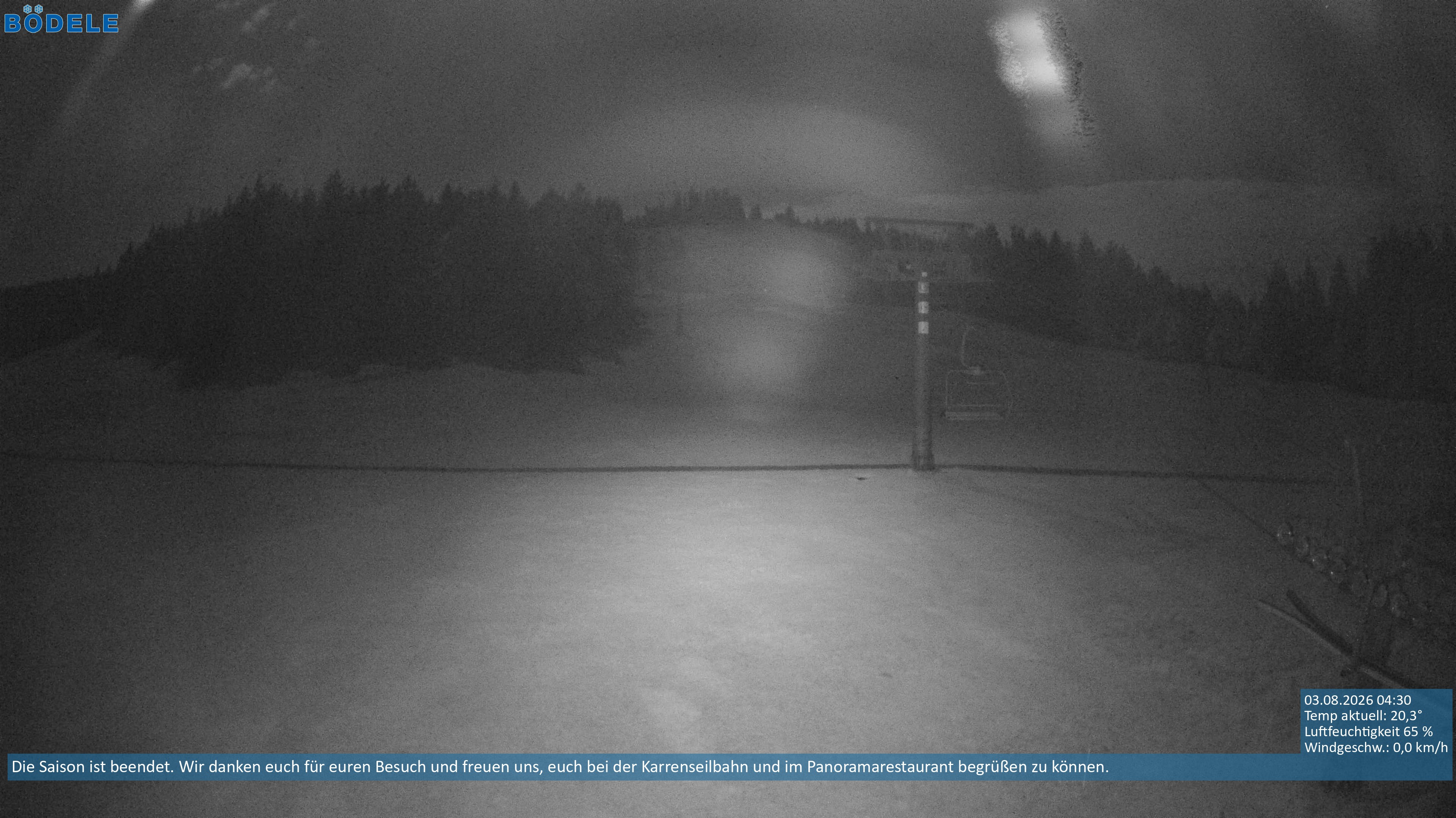 Archiv Foto Webcam Lanklift am Bödele