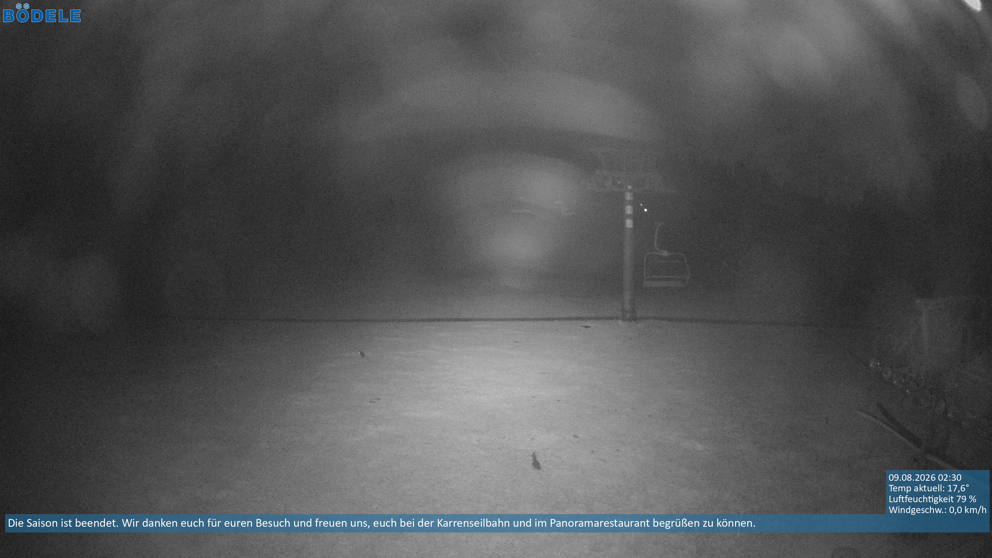 Archiv Foto Webcam Lanklift am Bödele