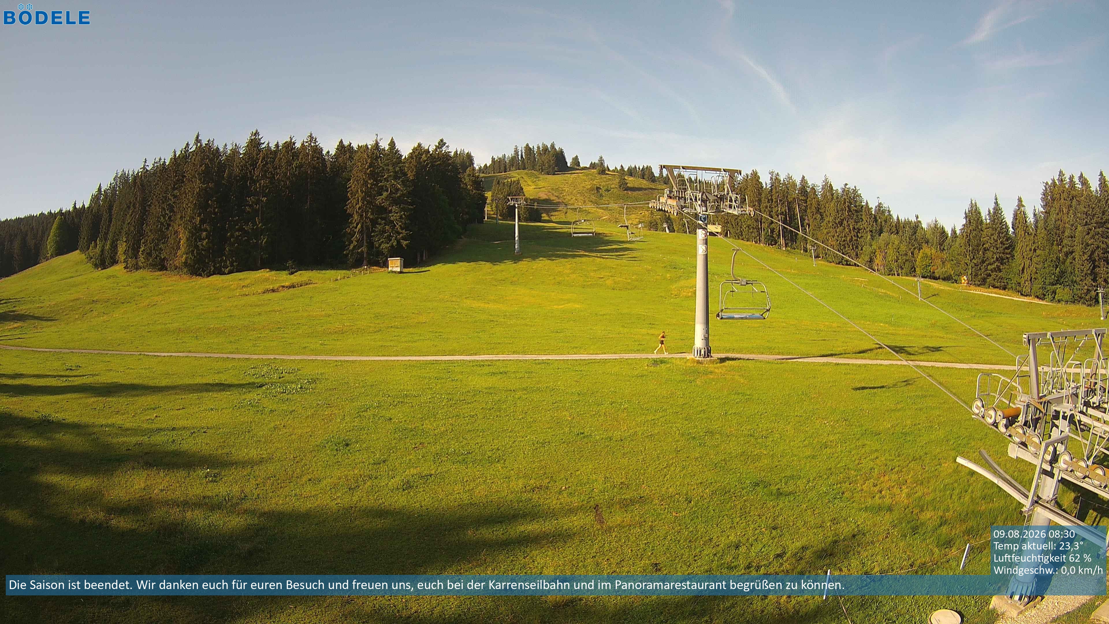 Archiv Foto Webcam Lanklift am Bödele