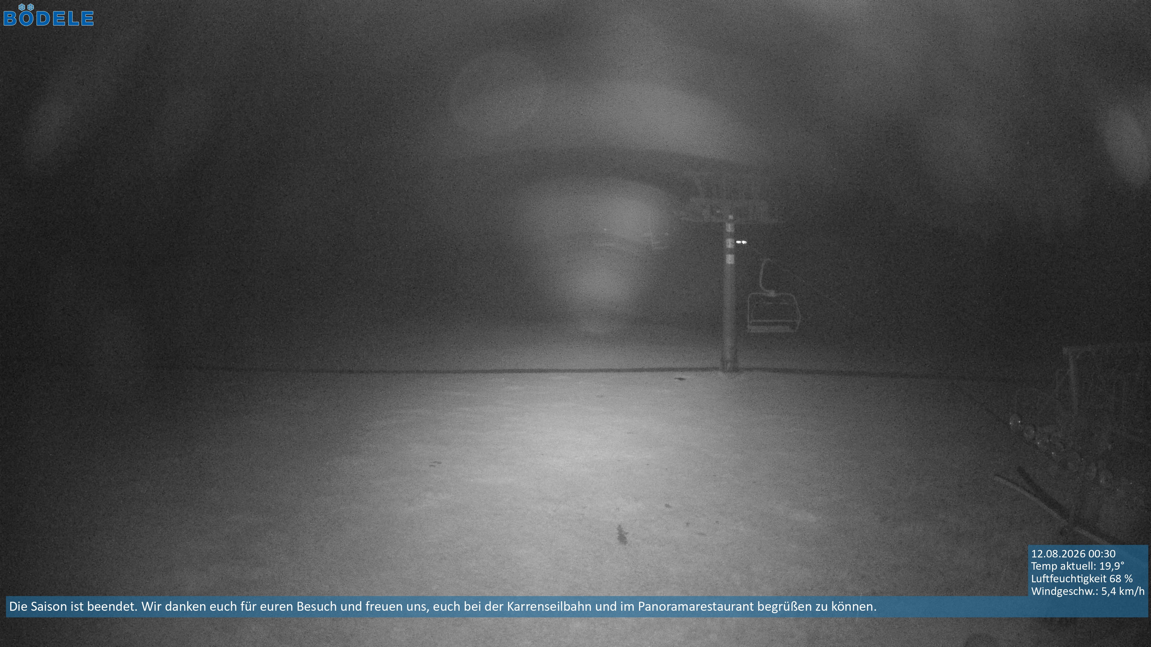 Archiv Foto Webcam Lanklift am Bödele