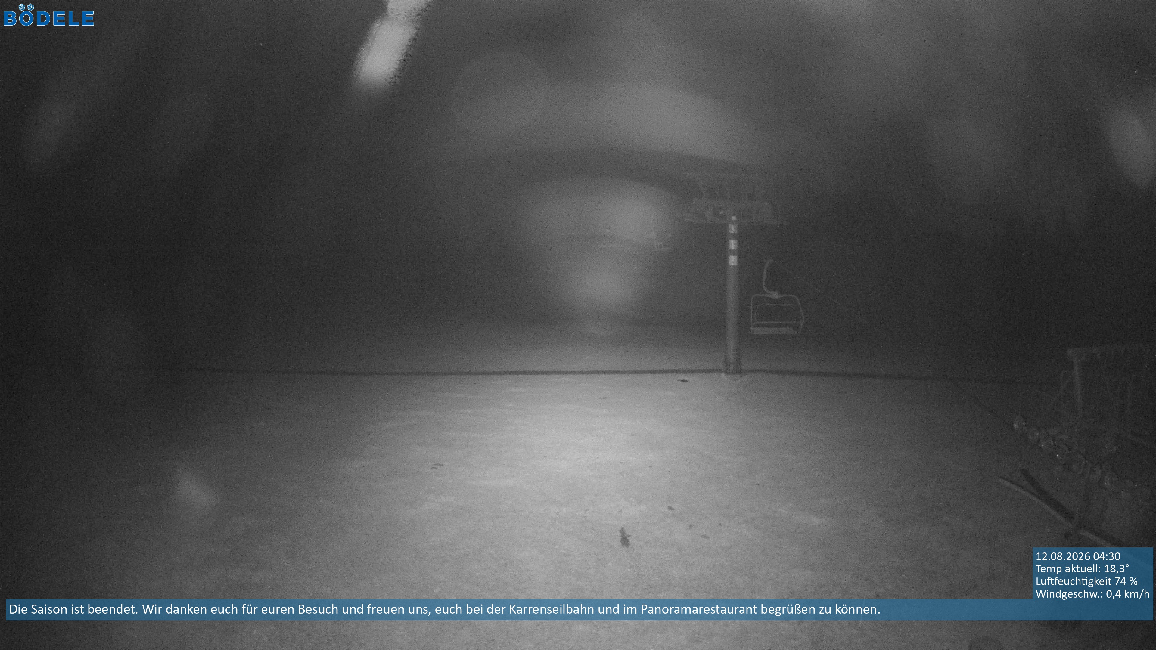 Archiv Foto Webcam Lanklift am Bödele