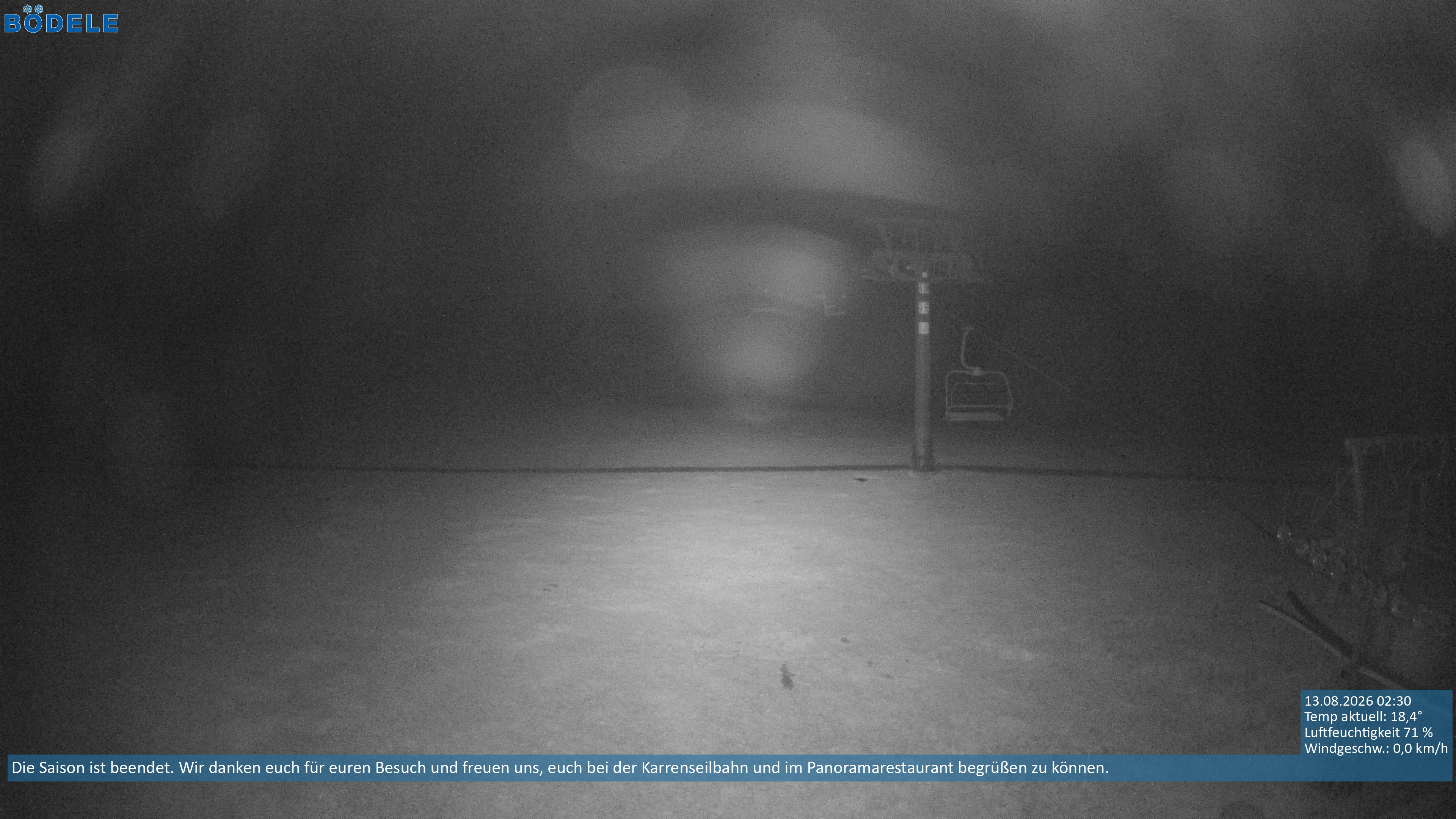Archiv Foto Webcam Lanklift am Bödele