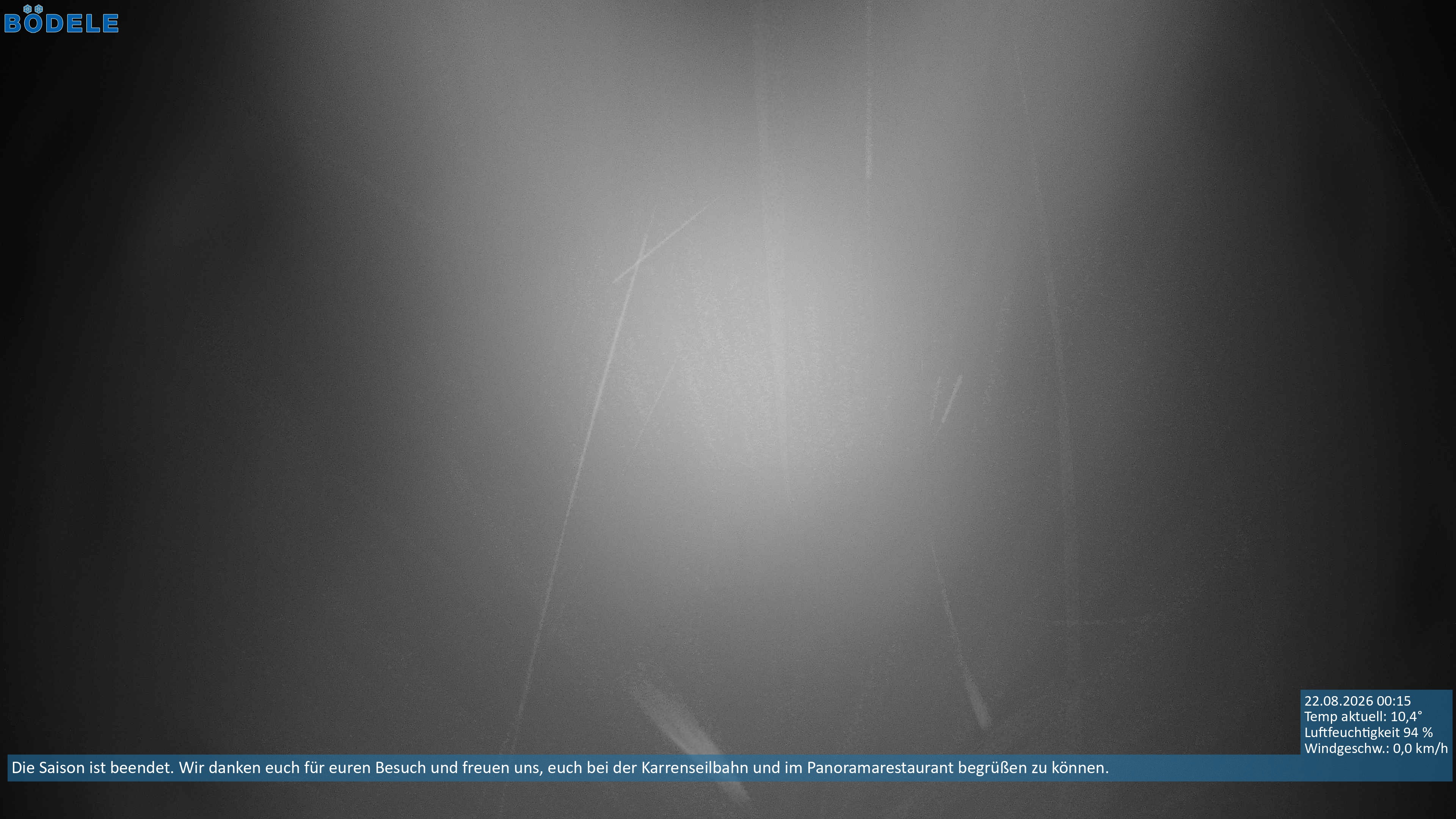 Archiv Foto Webcam Lanklift am Bödele