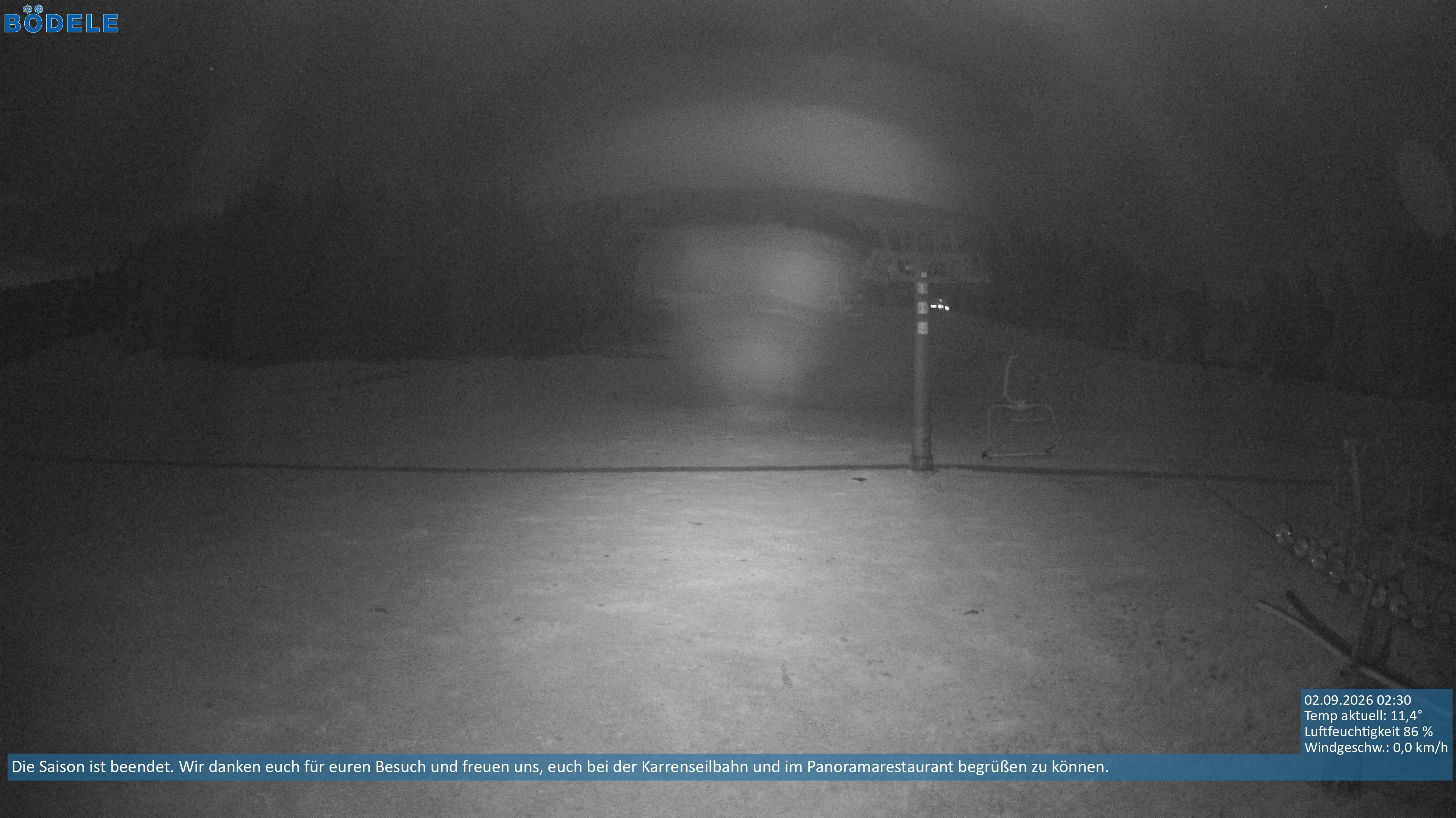 Archiv Foto Webcam Lanklift am Bödele